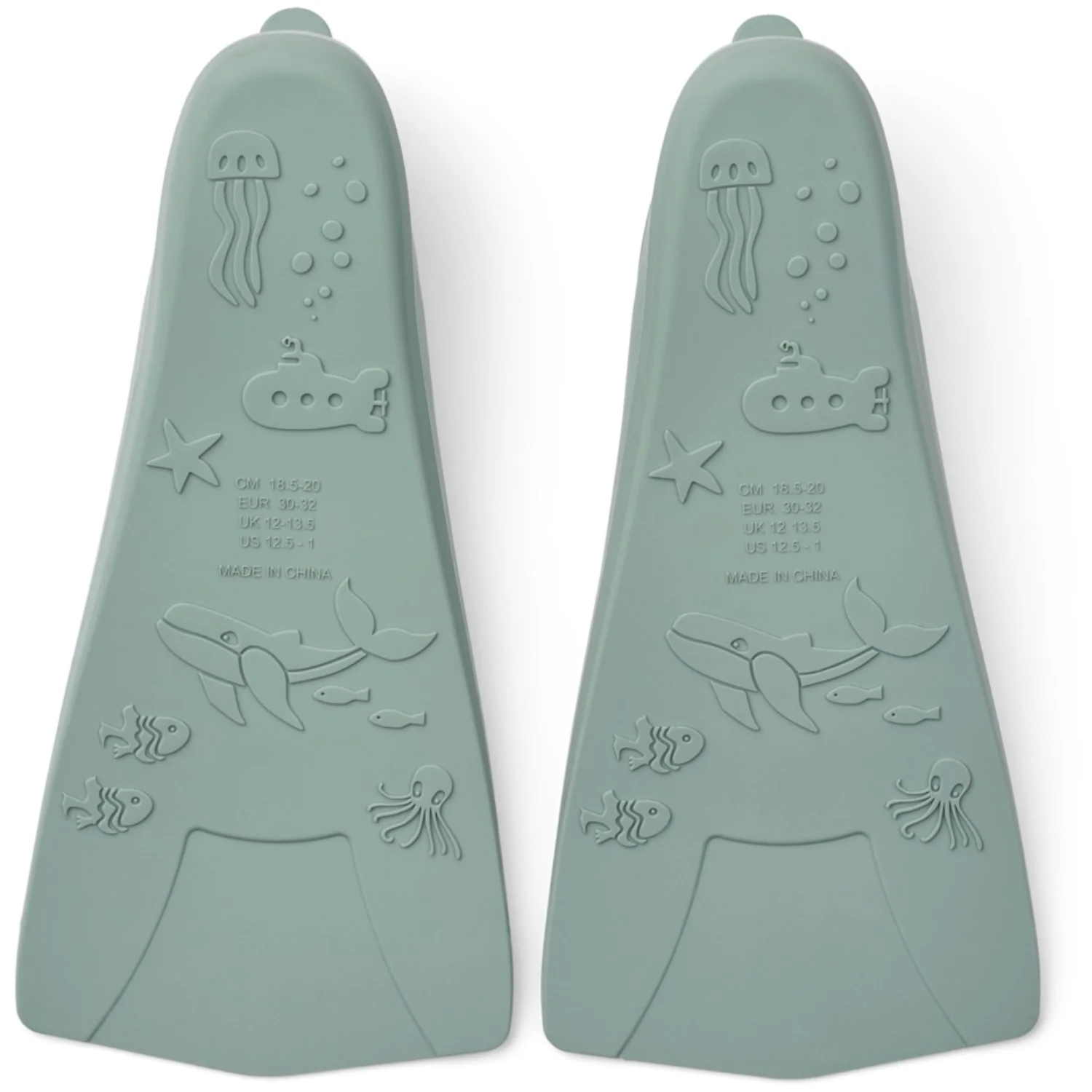 LIEWOOD Sea / Peppermint Gustav Printed Swim Fins - Image 4