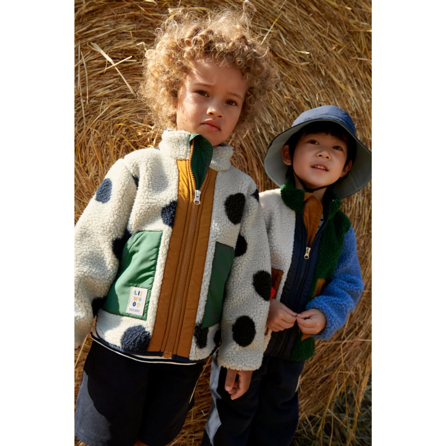 LIEWOOD Spot Dots / Mist Noam Pile Jacket - Image 2