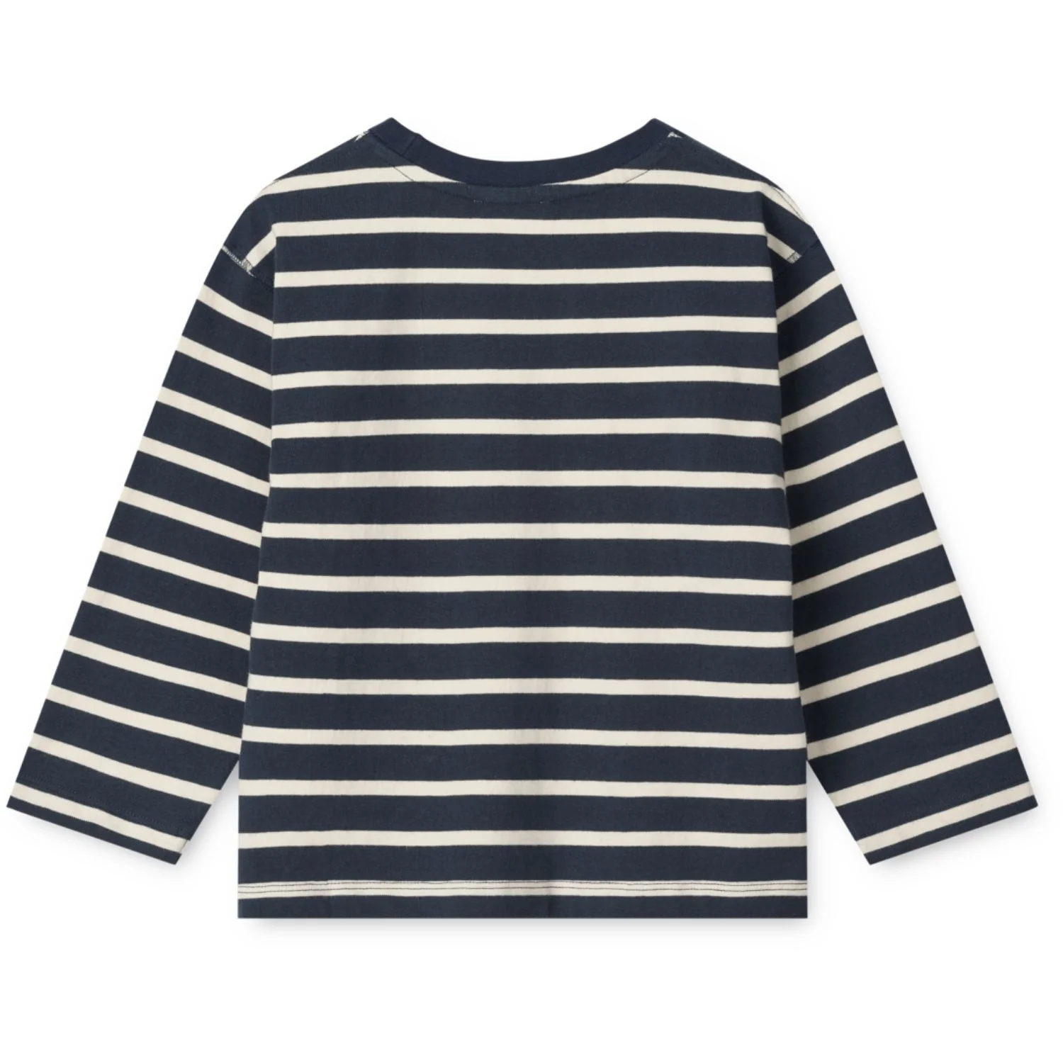 LIEWOOD Stripe Classic Navy / Creme De La Creme Tyler Stripe Longsleeve T-Shirt - Image 4
