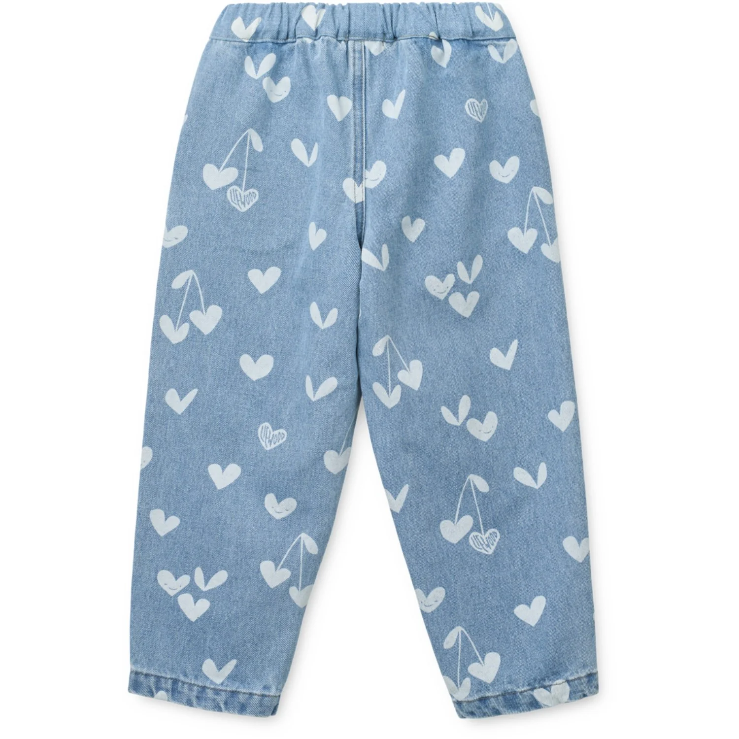 LIEWOOD Sweethearts / Light Blue Denim Borris Printed Denim Pants - Image 4