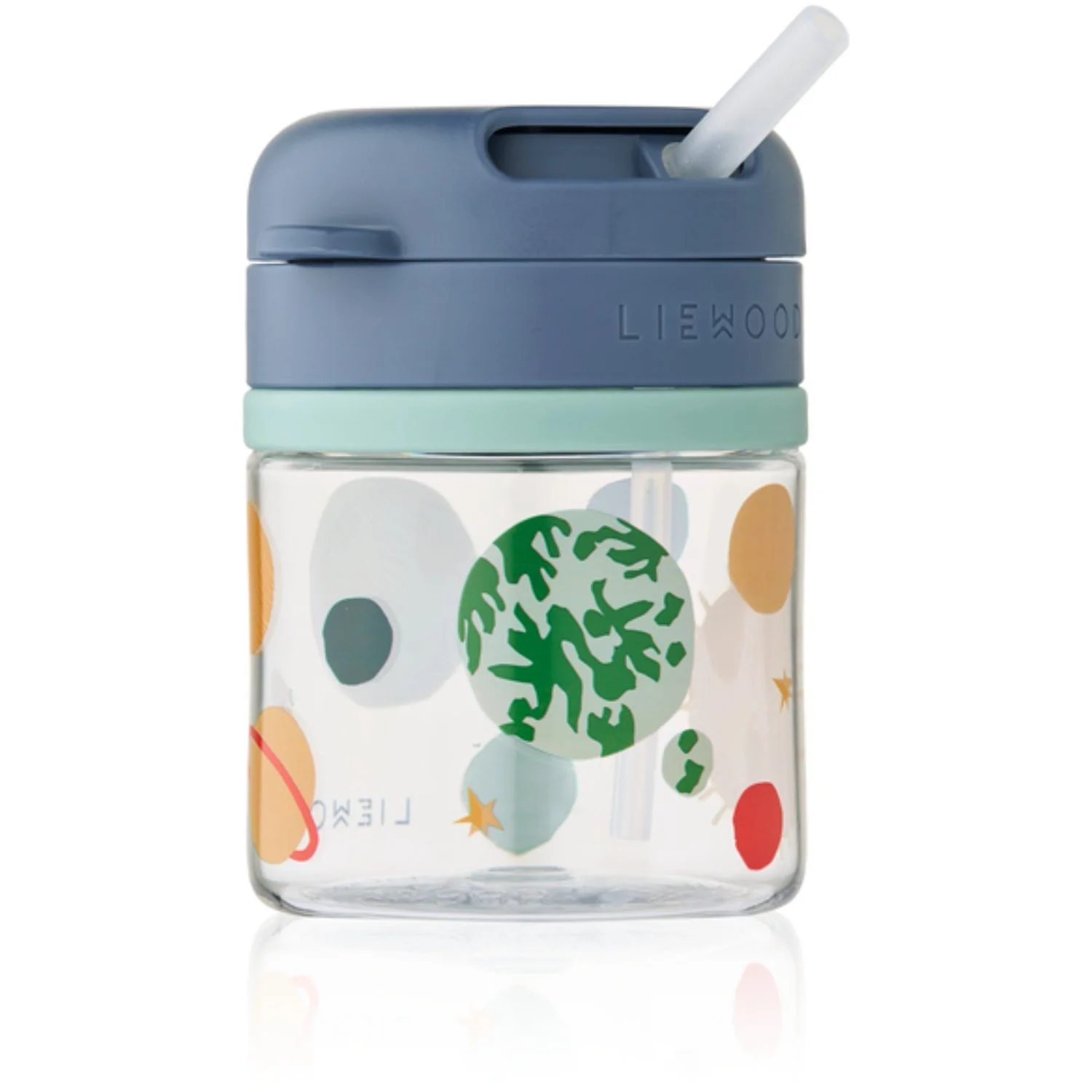 LIEWOOD Universe / Classic Navy Pavia Tritan Straw Cup 280ml - Image 3