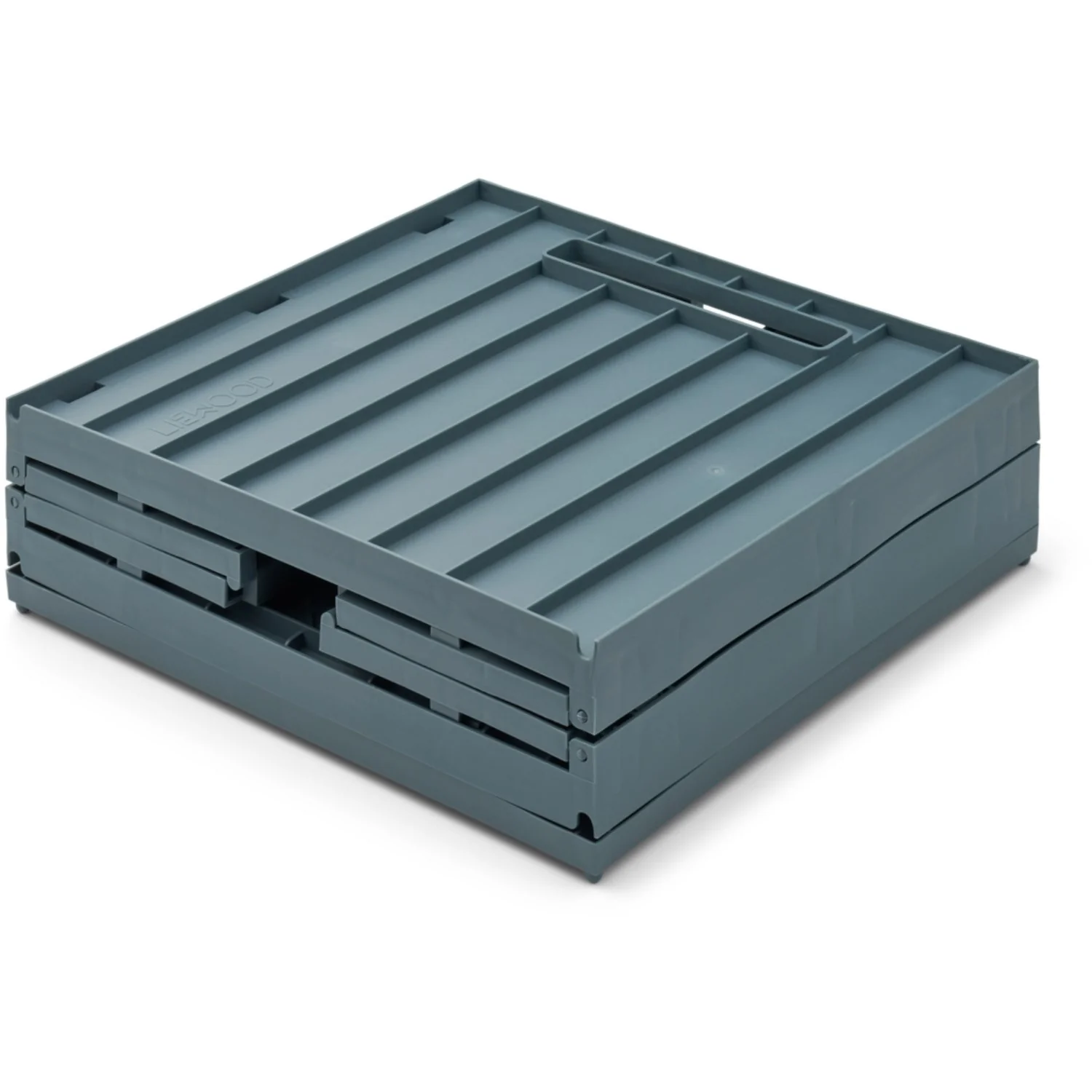 LIEWOOD Whale Blue Elijah Storage Box W. Lid - Image 3