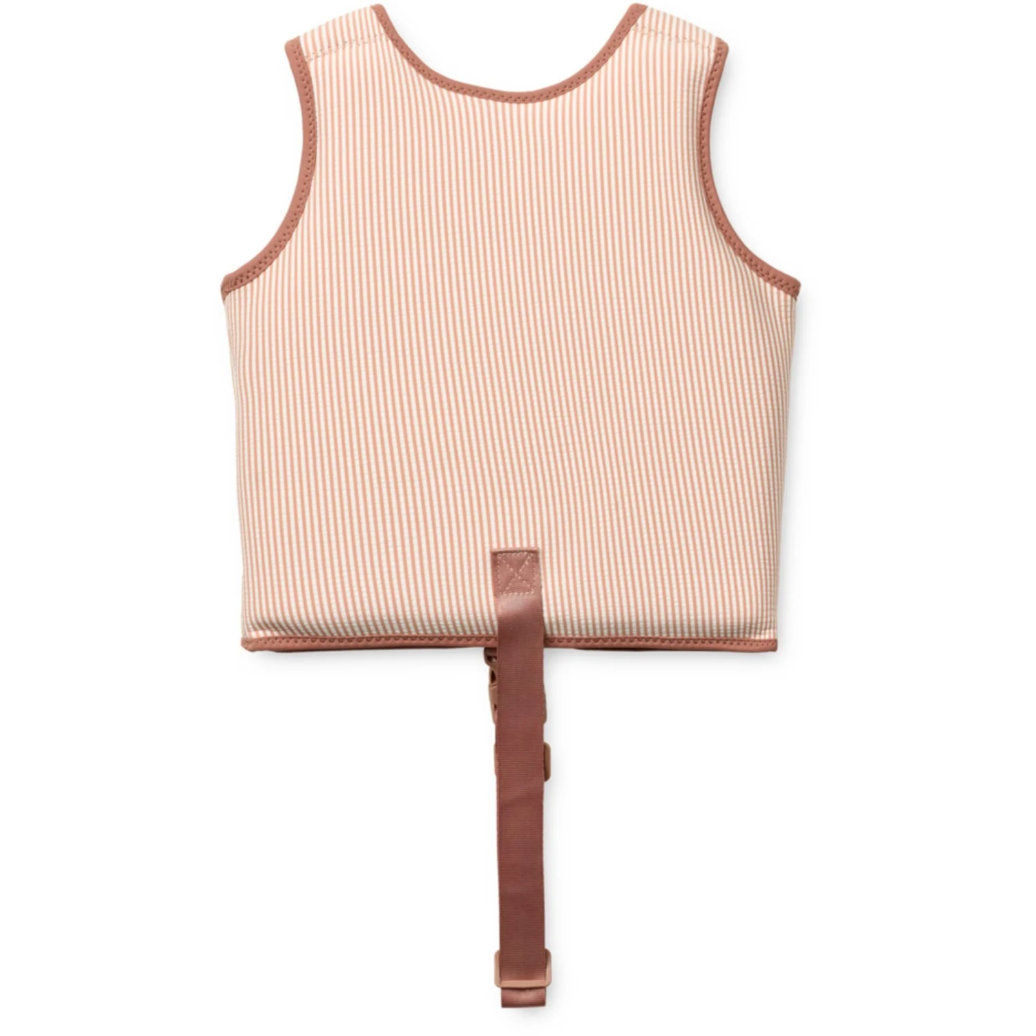 LIEWOOD Y/D Stripe Pale Tuscany / Creme De La Creme Dove Seersucker Swim Vest - Image 5