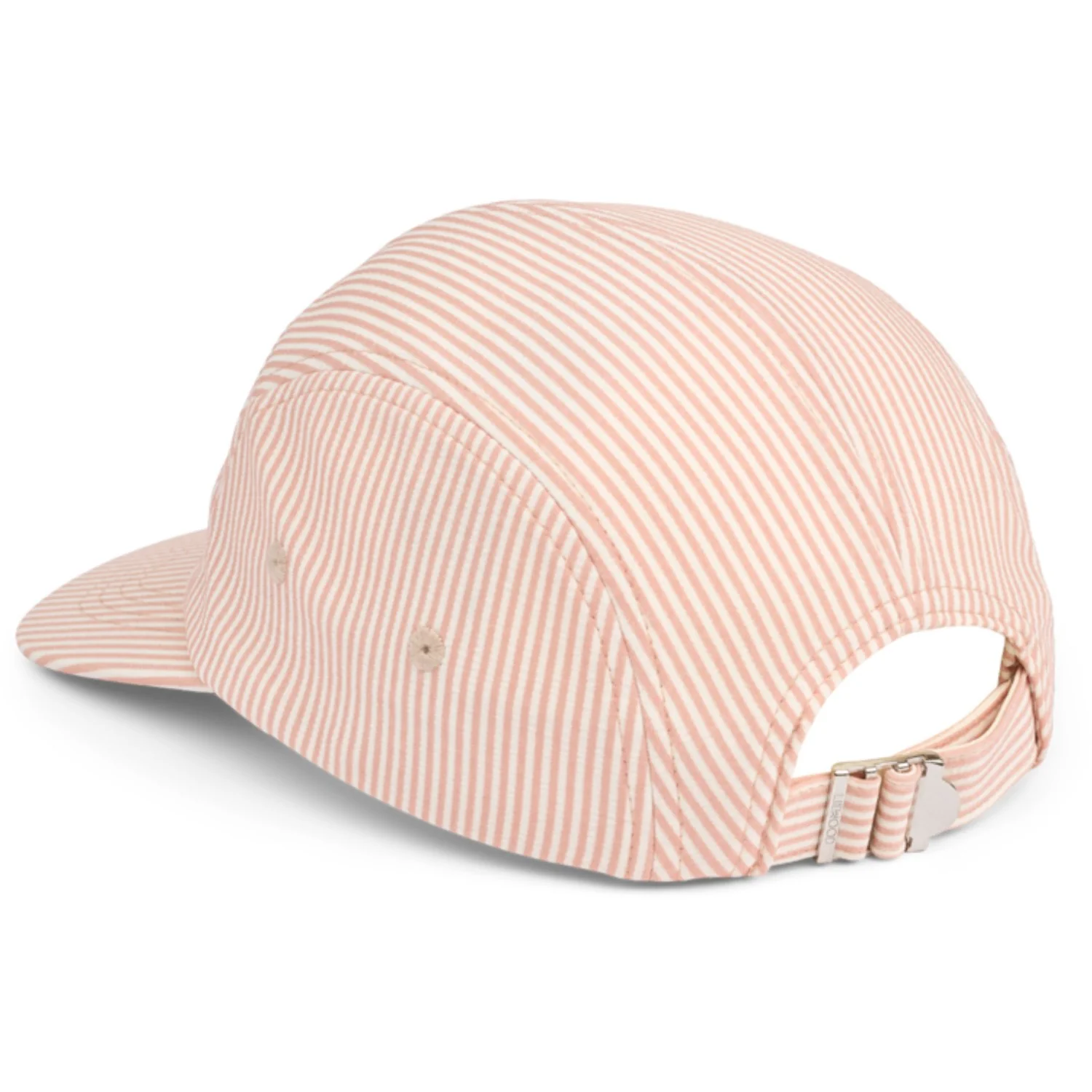 LIEWOOD Y/D Stripe Pale Tuscany / Creme De La Creme Rory Seersucker Cap - Image 3