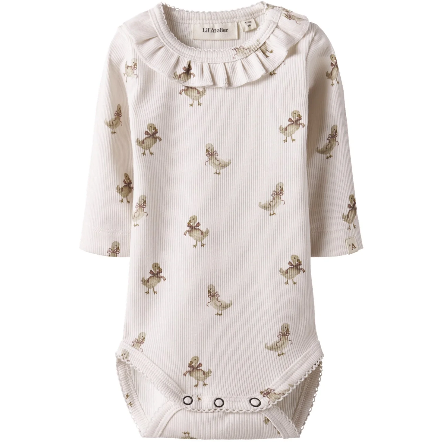 Lil'Atelier Almost Mauve Goose Nbflavo Loa Ls Slim Body Lil