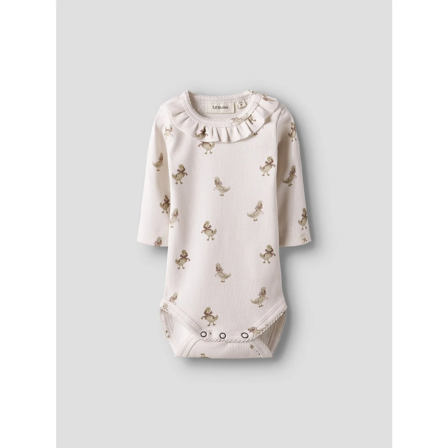 Lil'Atelier Almost Mauve Goose Nbflavo Loa Ls Slim Body Lil - Image 3