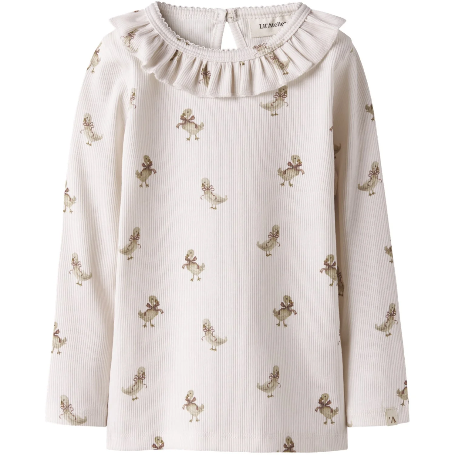 Lil'Atelier Almost Mauve Goose Nmflavo Loa Ls Slim Top Lil