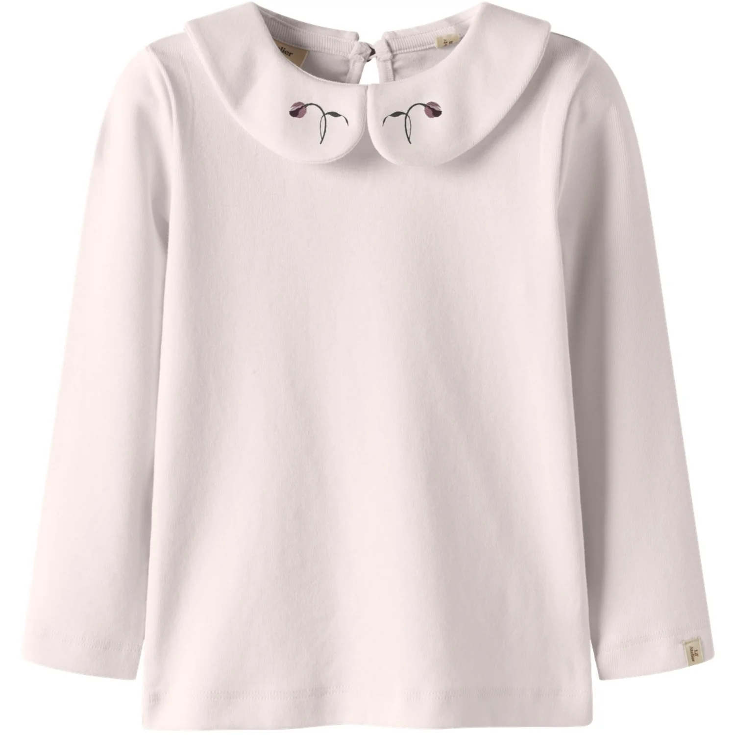 Lil'Atelier Almost Mauve Nmffundo Emb Ls Slim Top Lil