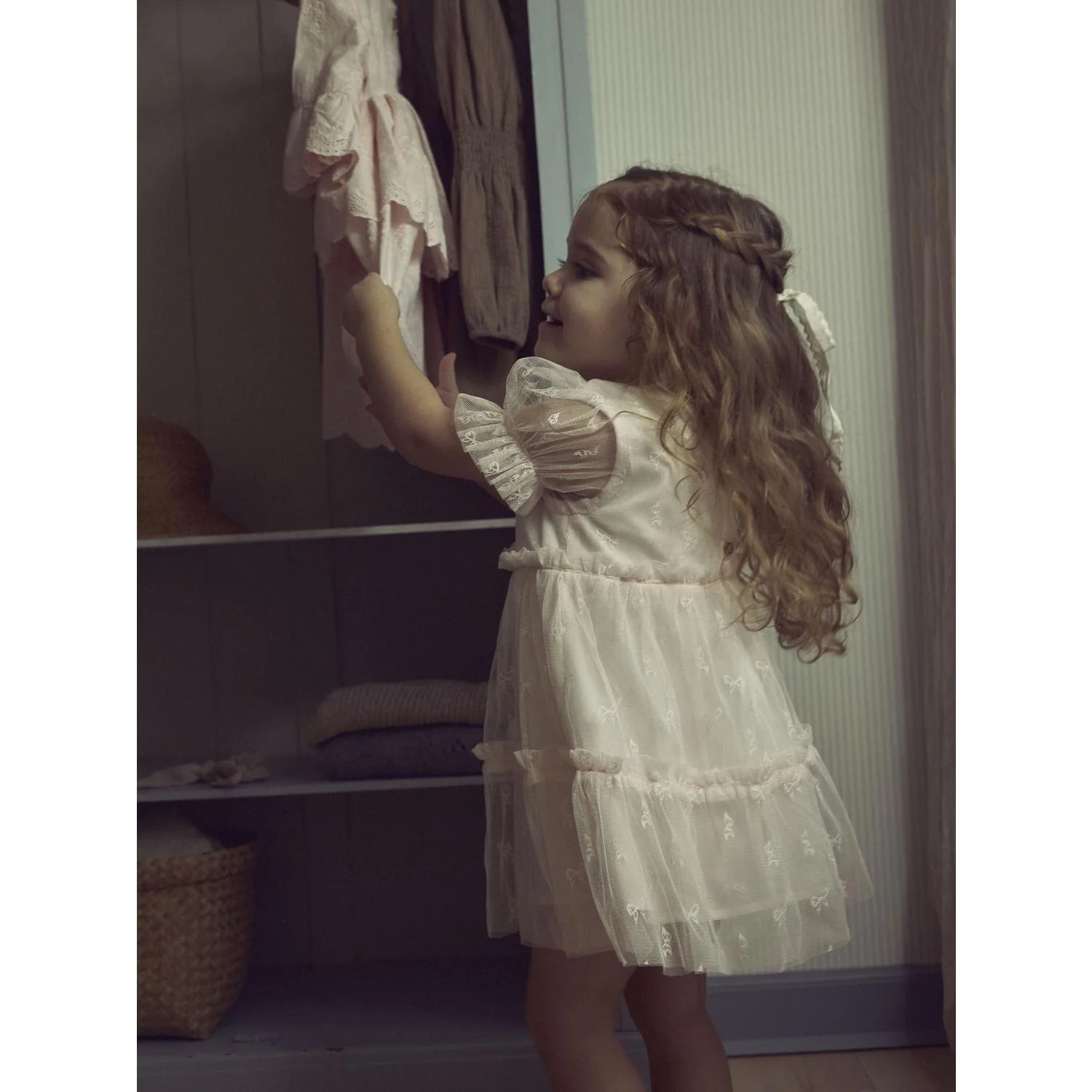 Lil'Atelier Almost Mauve Nmfrosetta Ss Loose Dress Lil - Image 2