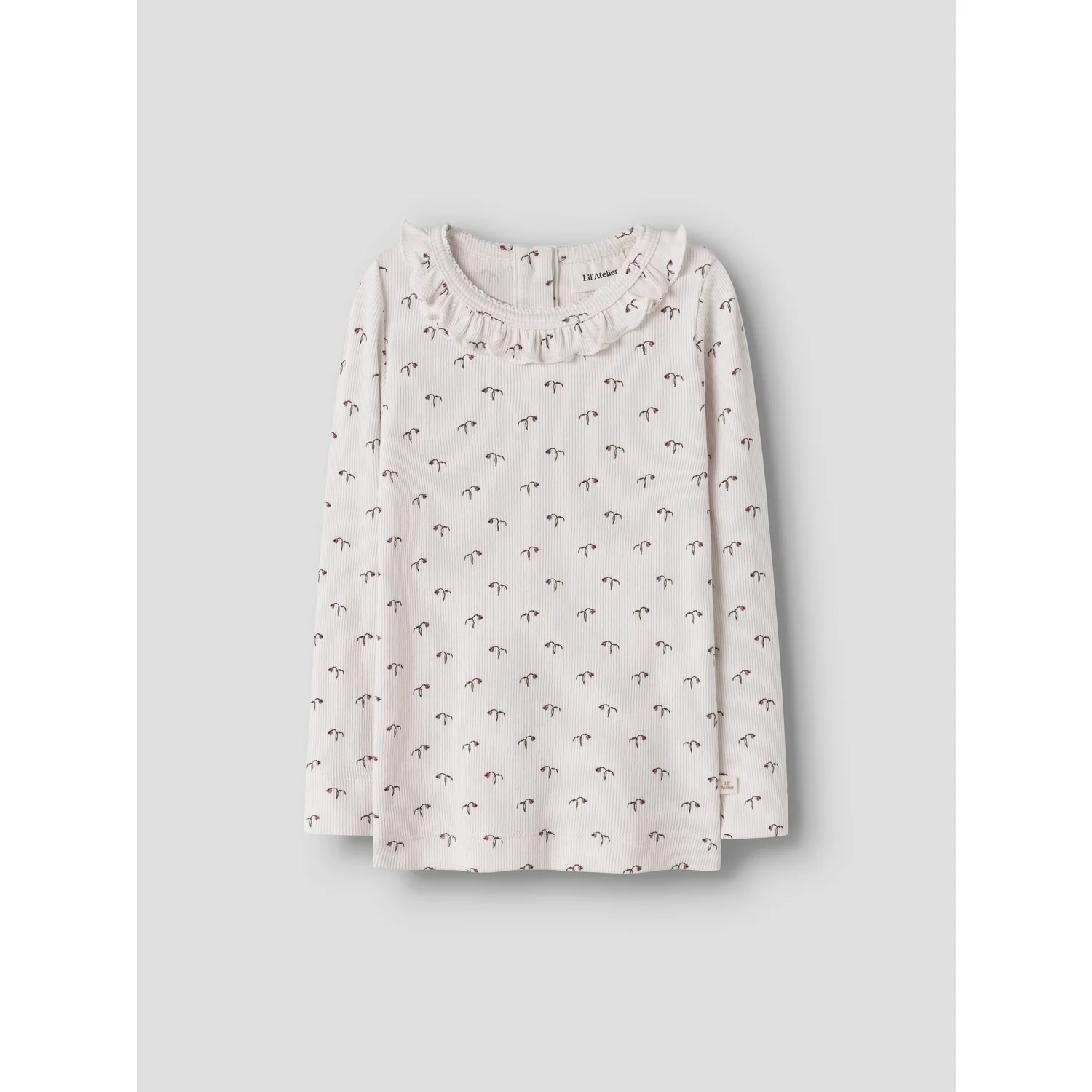 Lil'Atelier Almost Mauve Tulip Nmfgago Kis Ls Slim Top Lil - Image 3