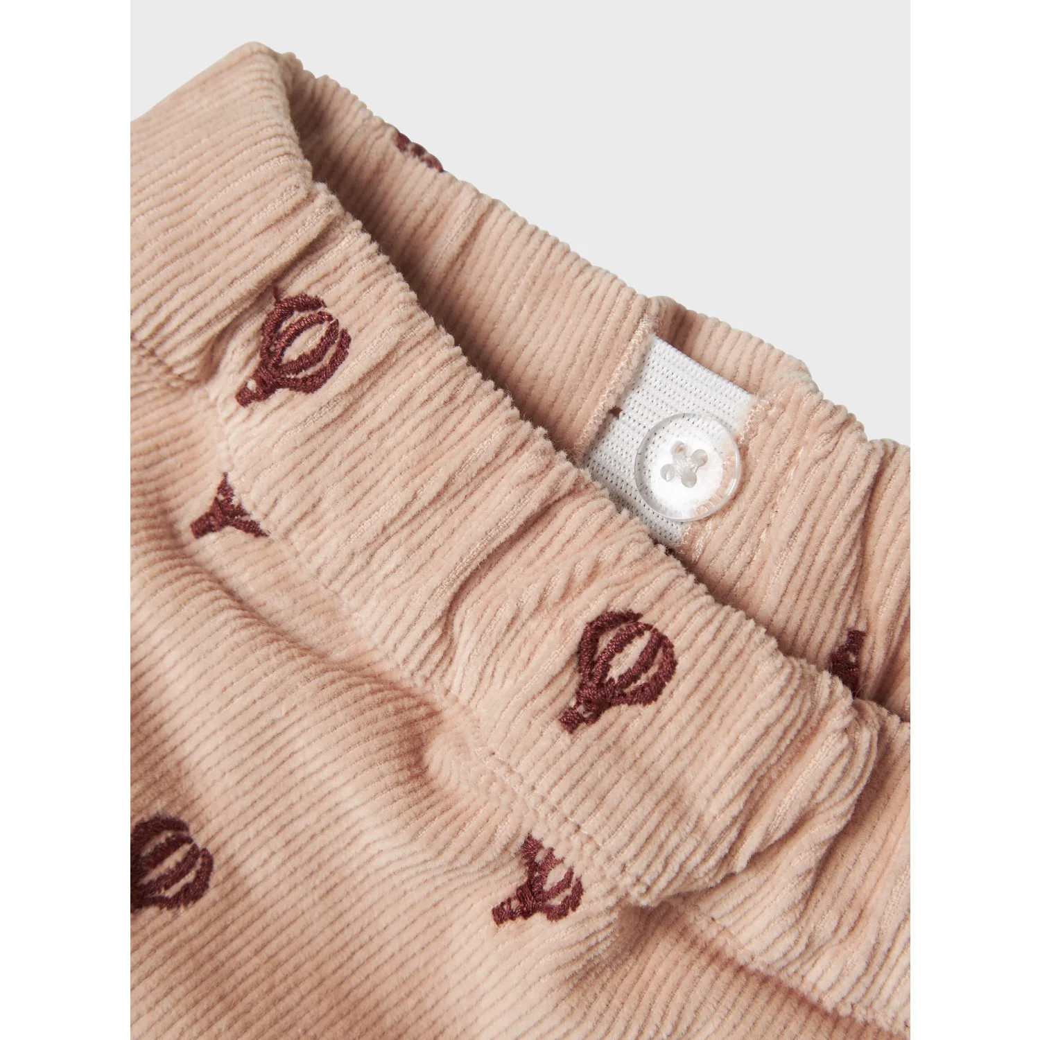 Lil'Atelier Cameo Rose Emb Nmfnelly Cord Straight Pant 4945-Hc Lil - Image 2