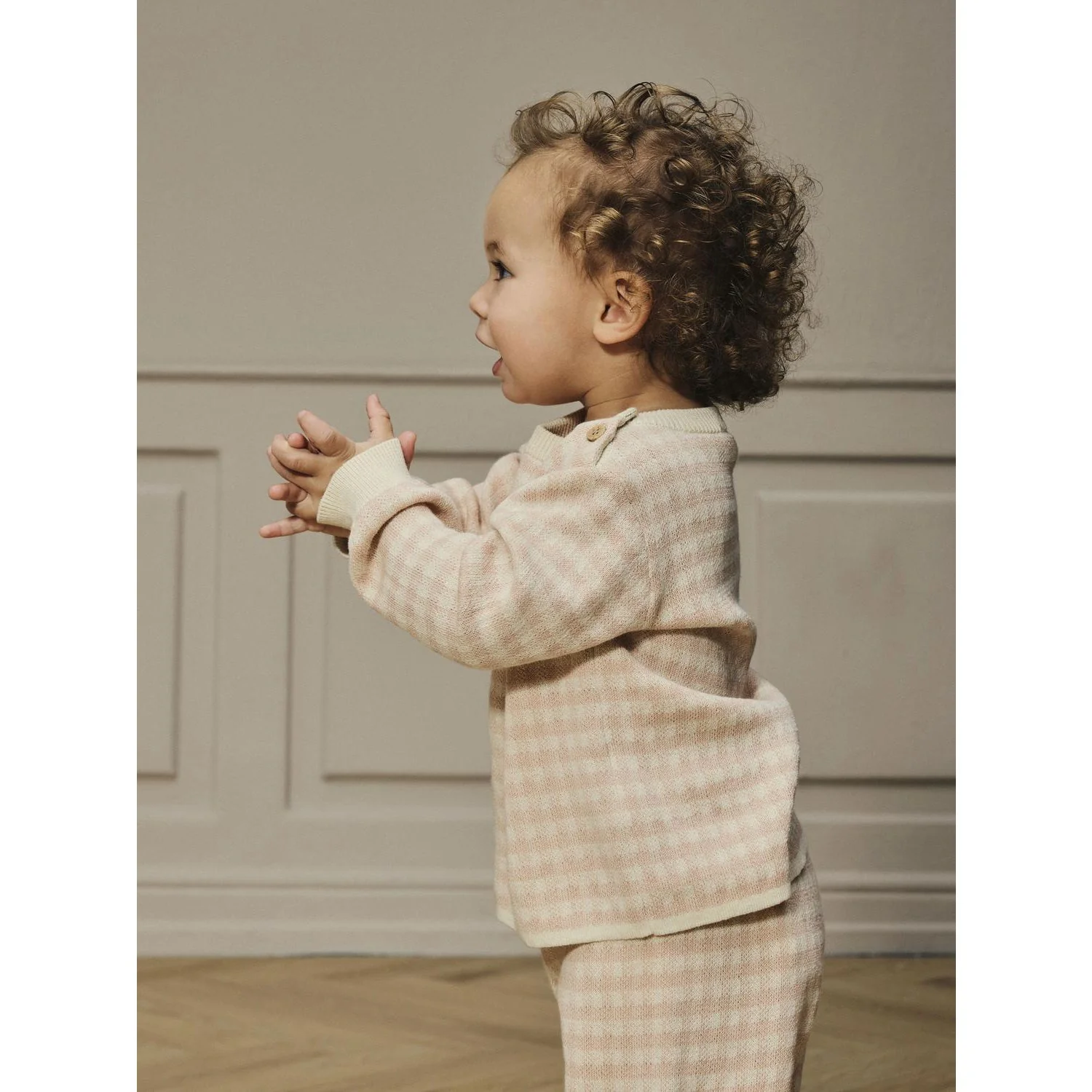 Lil'Atelier Cameo Rose Nbfnadie Ls Loose Knit Lil - Image 3