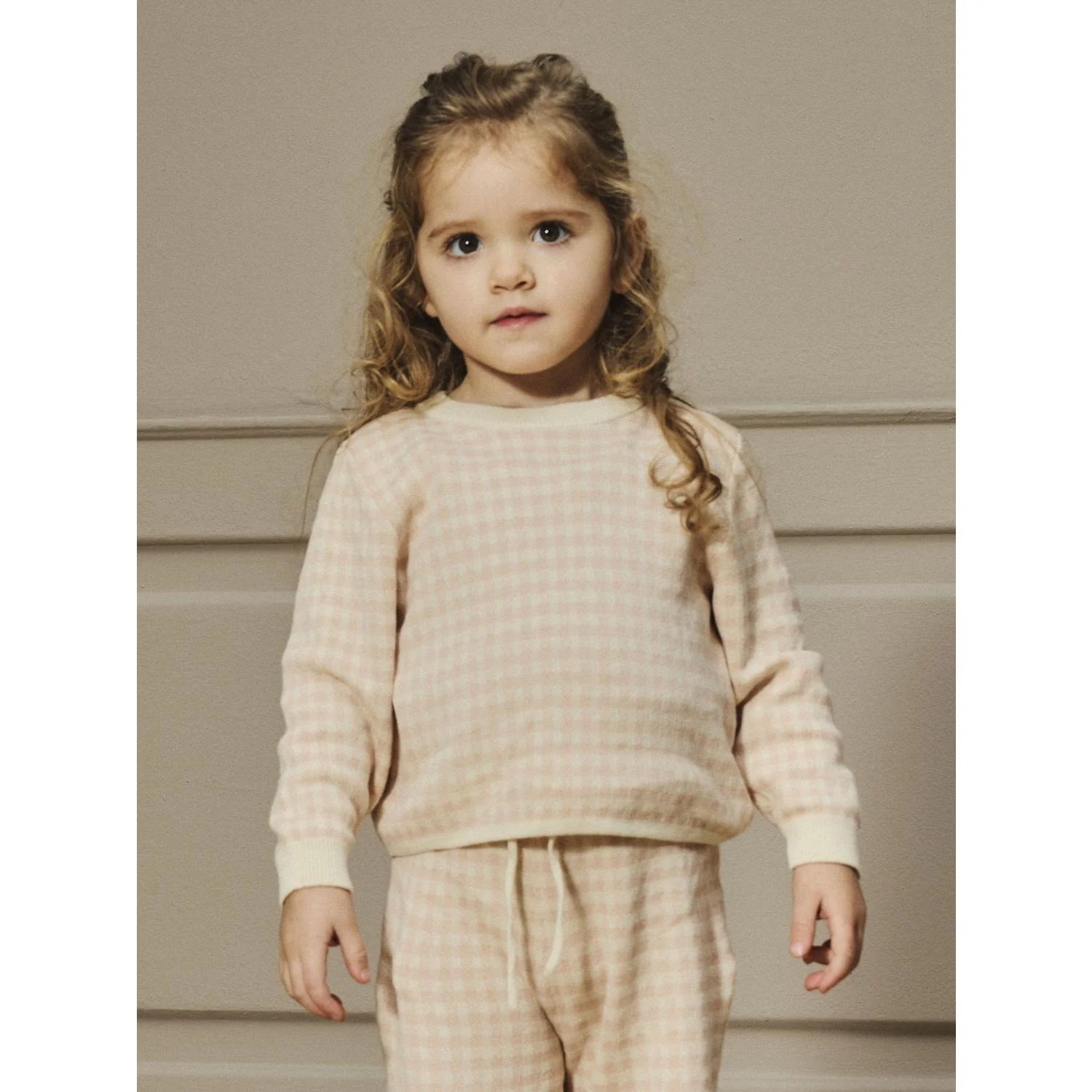 Lil'Atelier Cameo Rose Nmfnadie Ls Loose Knit Lil - Image 3