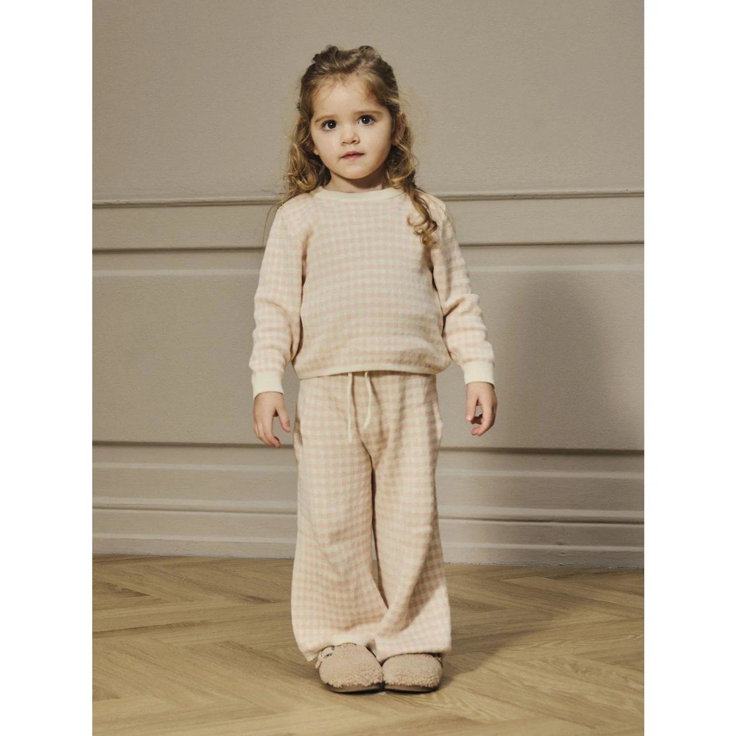 Lil'Atelier Cameo Rose Nmfnadie Wide Knit Pant Lil - Image 2