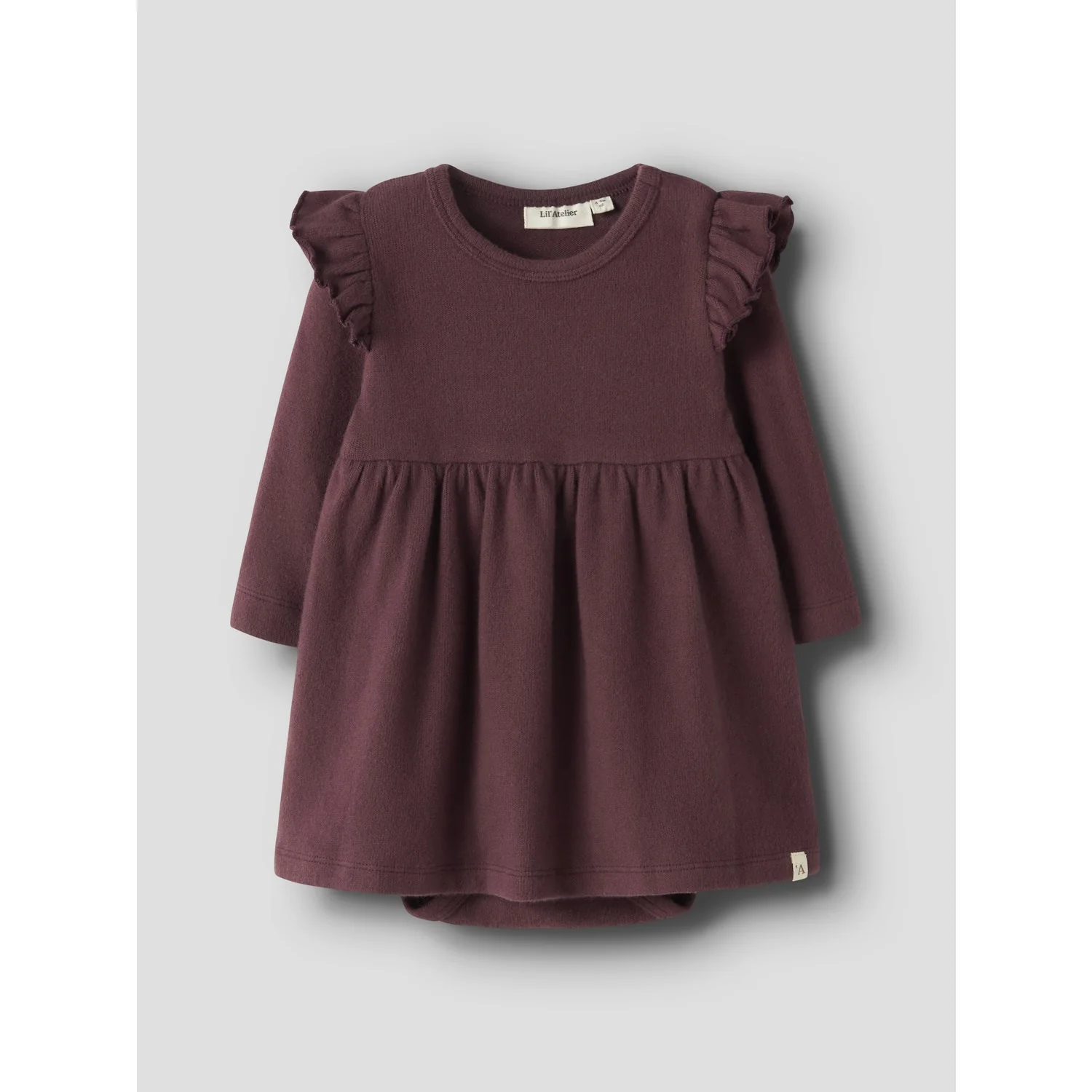Lil'Atelier Catawba Grape Nbfthora Hun Ls Body Dress Lil - Image 3