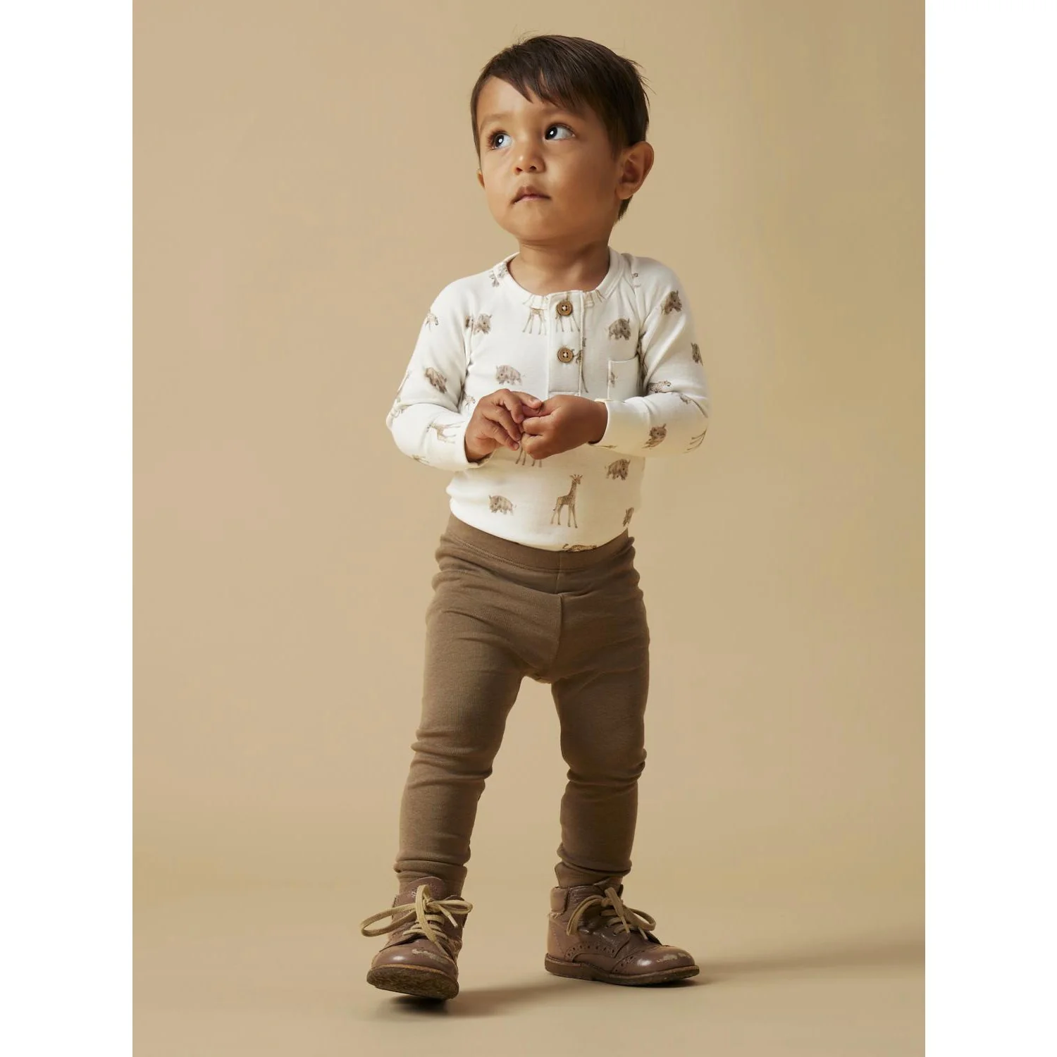 Lil'Atelier Coconut Milk Animals African Nbmgayo Elm Ls Slim Body Lil Noos - Image 2
