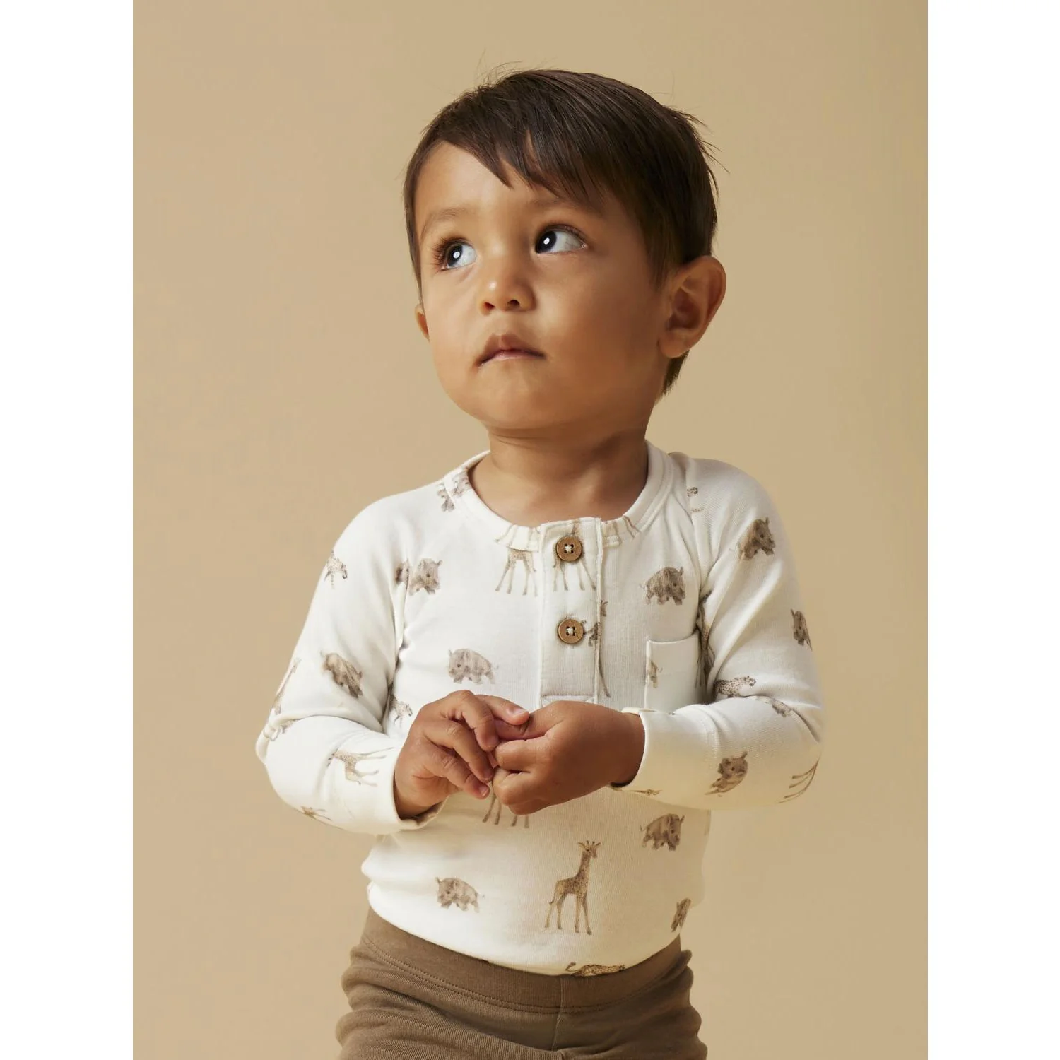 Lil'Atelier Coconut Milk Animals African Nbmgayo Elm Ls Slim Body Lil Noos - Image 3