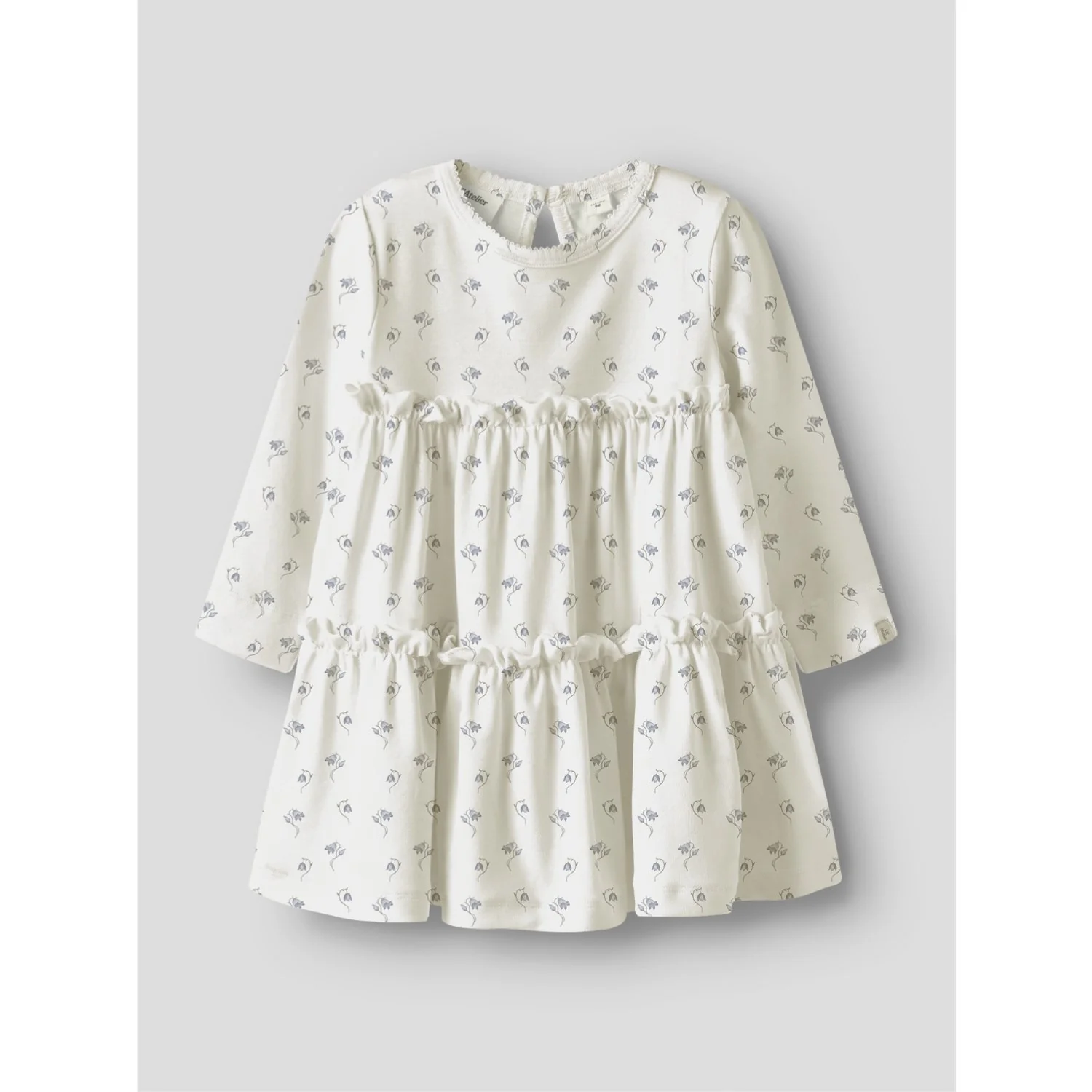 Lil'Atelier Coconut Milk Bell Flower Nmfgayo Sel Ls Dress Lil - Image 3