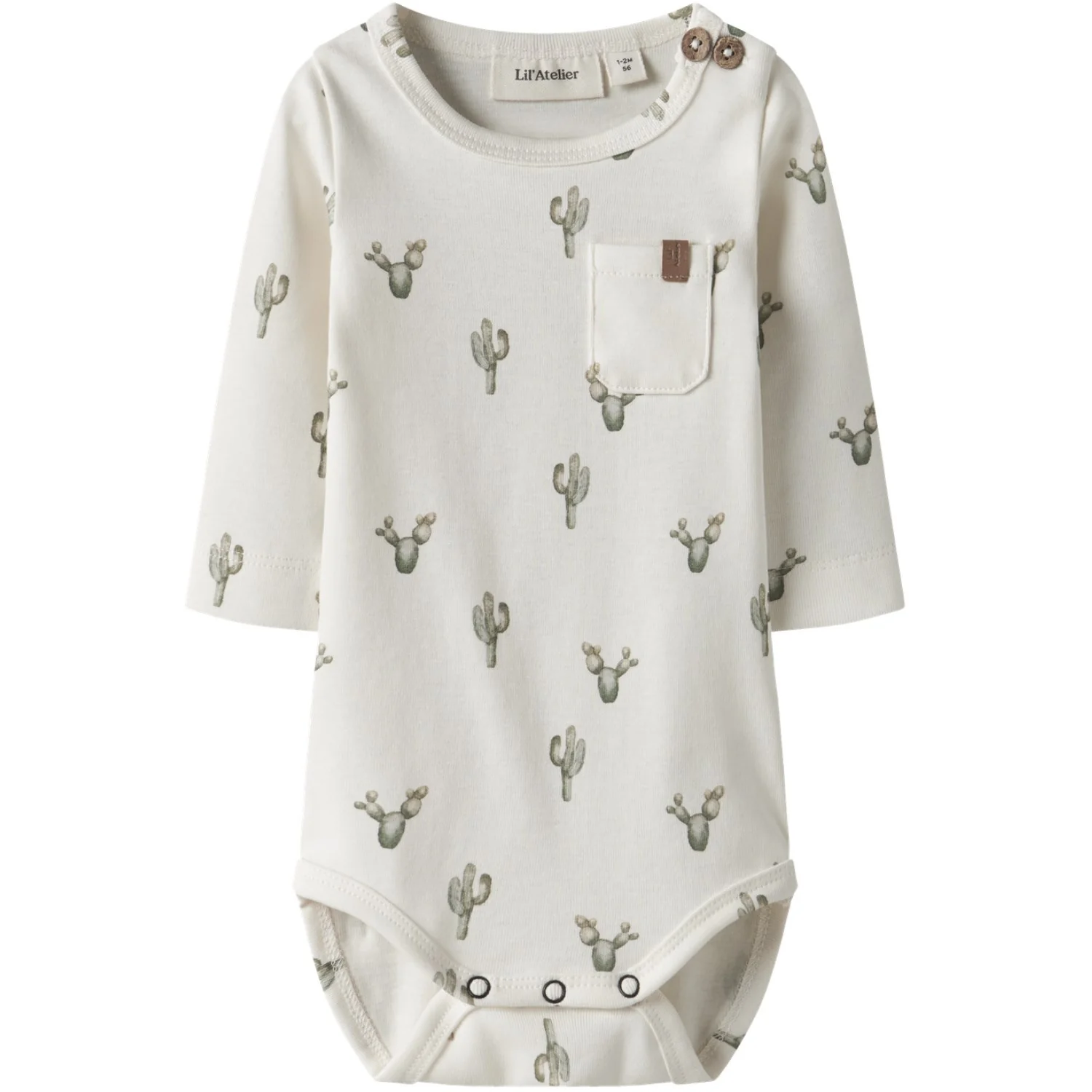 Lil'Atelier Coconut Milk Cactus Nbmlayo Sev Ls Slim Body Lil