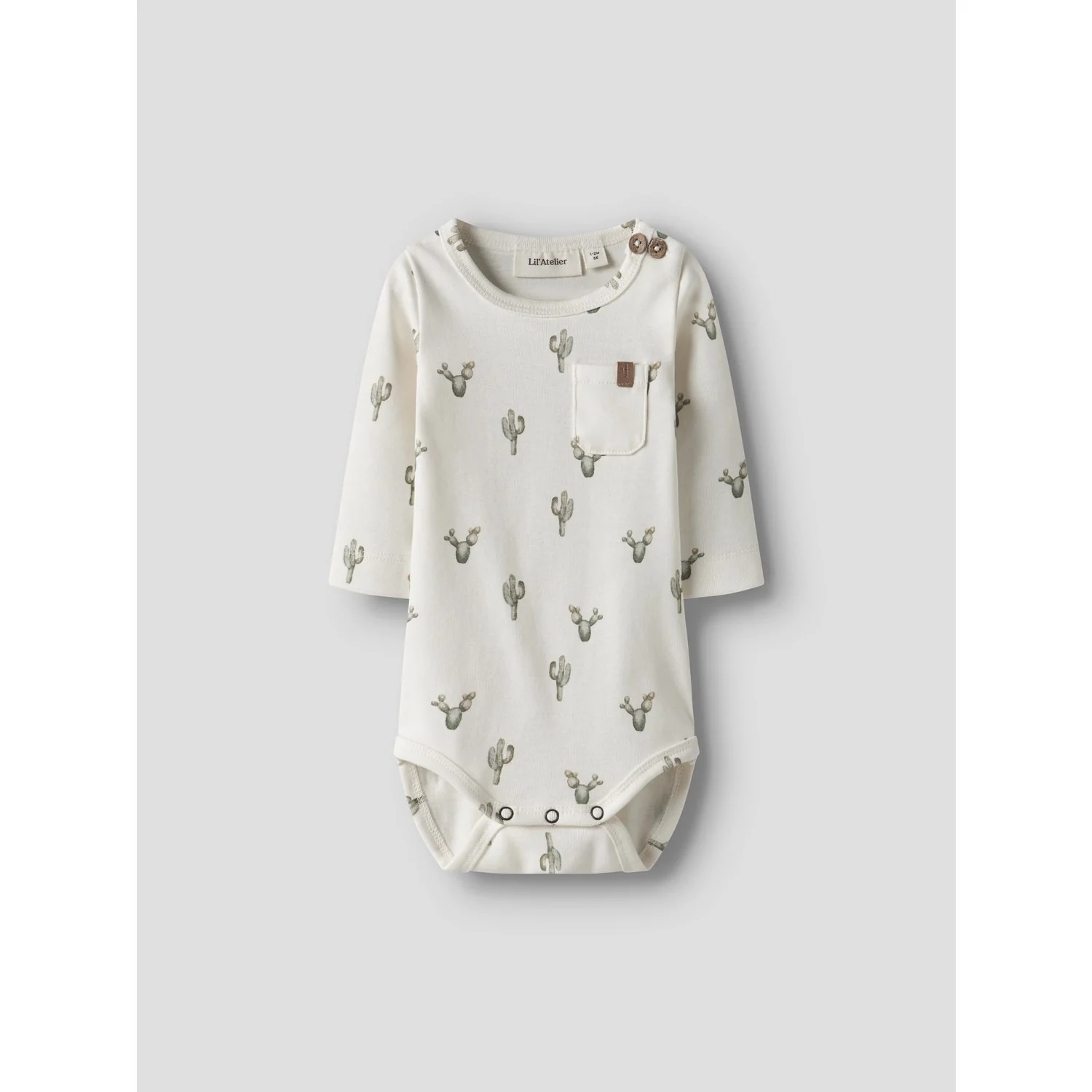 Lil'Atelier Coconut Milk Cactus Nbmlayo Sev Ls Slim Body Lil - Image 3