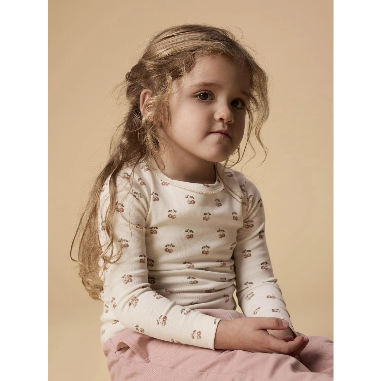 Lil'Atelier Coconut Milk Cherry Nmflayo Sig Ls Slim Top Lil - Image 4