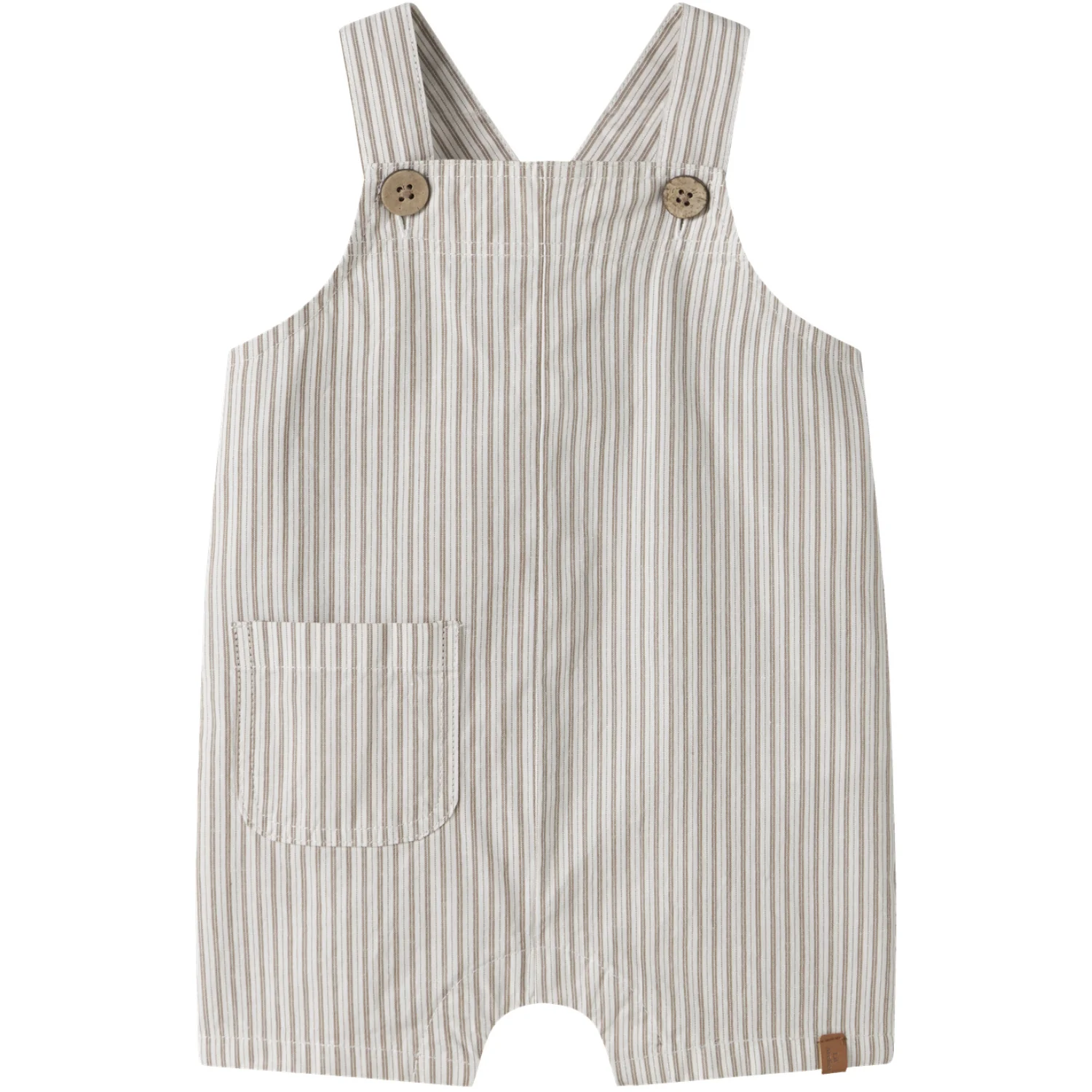 Lil'Atelier Coconut Milk Coca Mocha Nbmhelo Loose Short Overall Lil