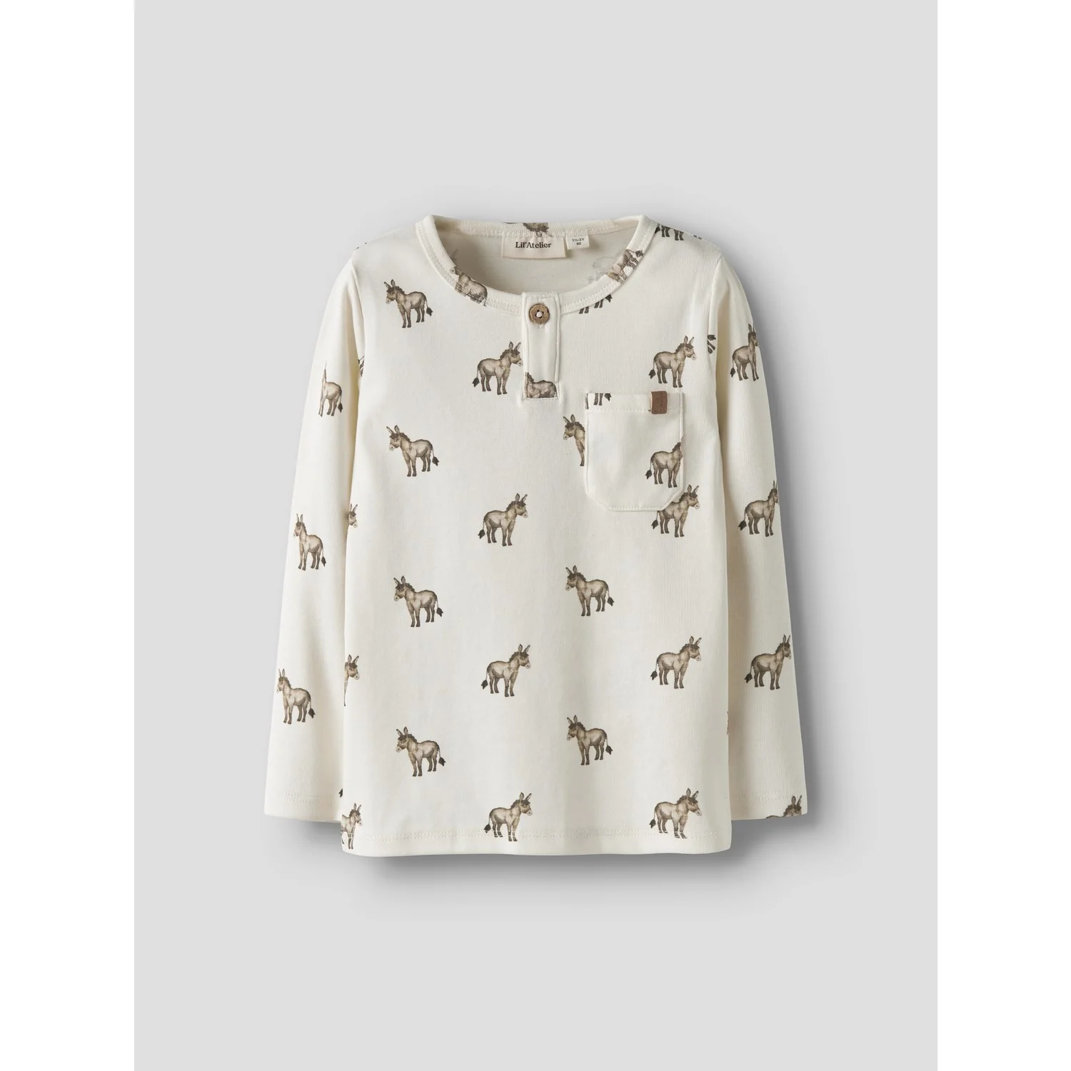 Lil'Atelier Coconut Milk Donky Nmmlayo Sio Ls Slim Top Lil - Image 3