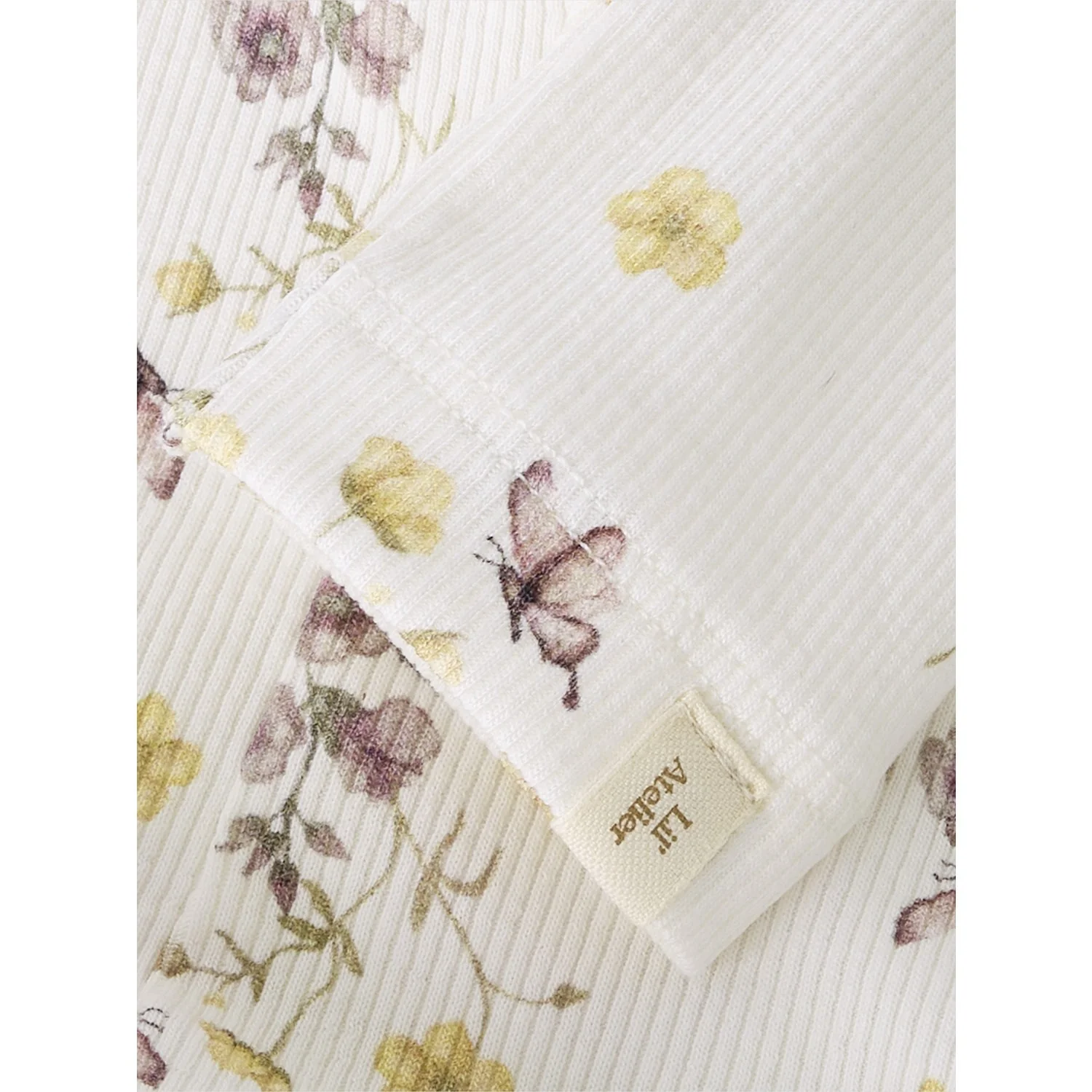 Lil'Atelier Coconut Milk Flower Mix Nbfgavo Efi Slim Leggings Lil Noos - Image 2