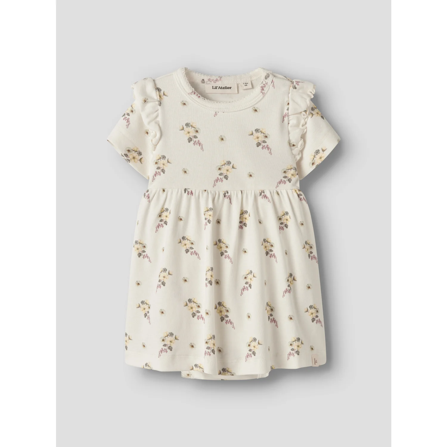 Lil'Atelier Coconut Milk Flower Nbfgayo Sin Ss Body Dress Lil - Image 3