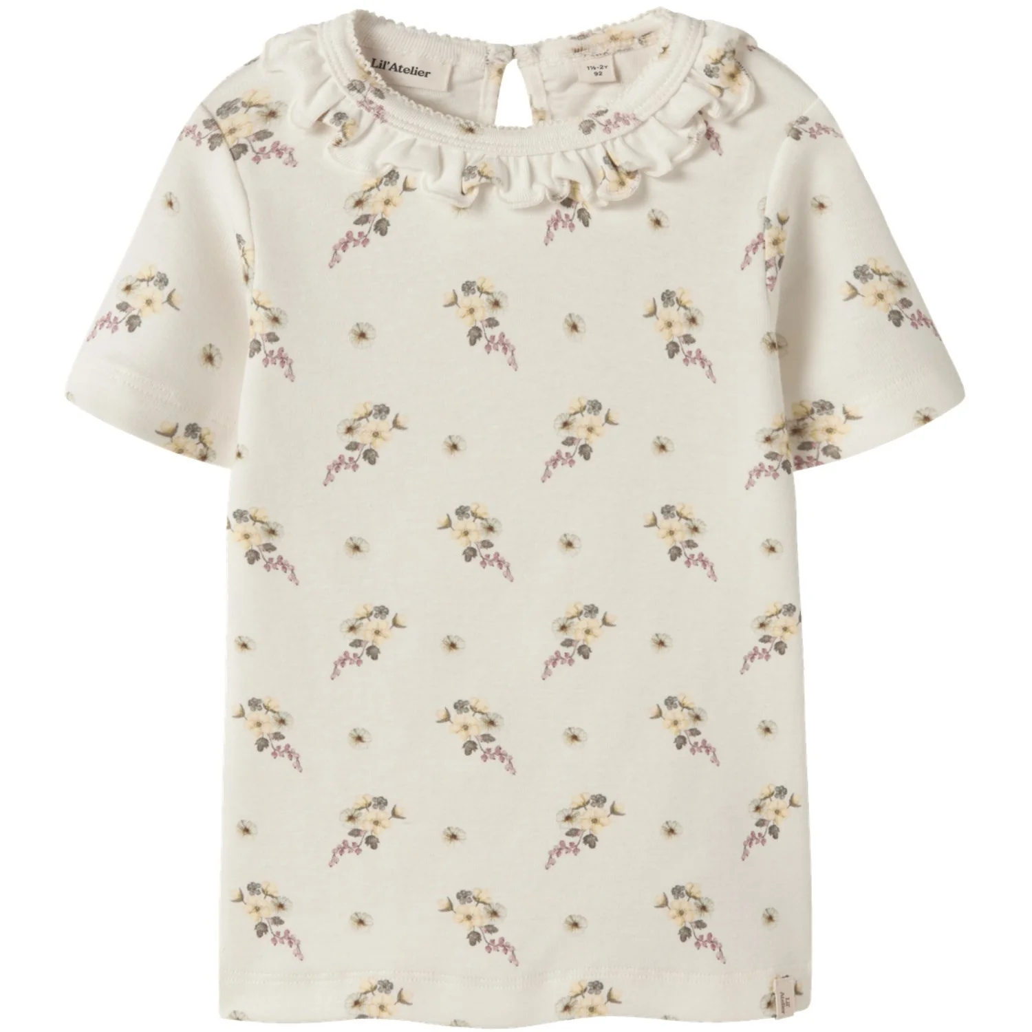 Lil'Atelier Coconut Milk Flower Nmfgayo Ser Ss Slim Top Lil