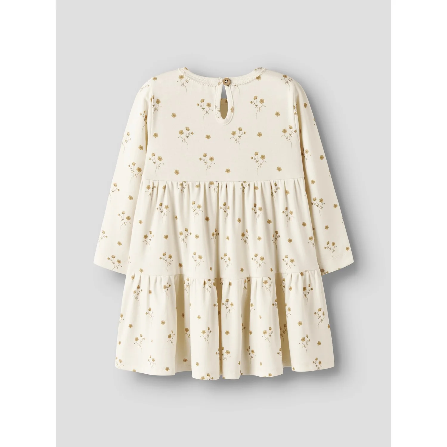 Lil'Atelier Coconut Milk Flower Yellow Nmflayo Sif Ls Dress Lil - Image 2