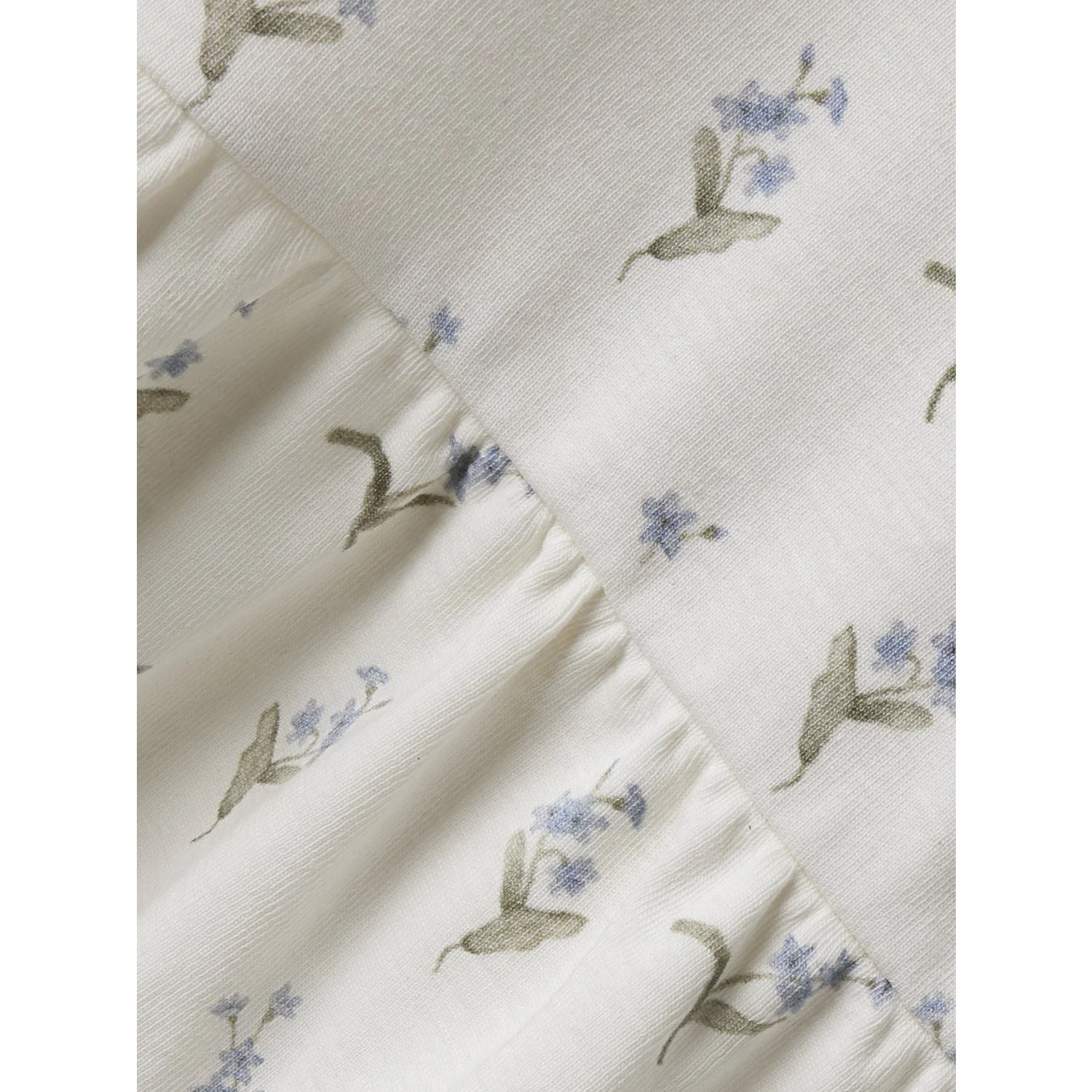 Lil'Atelier Coconut Milk Forget Me Not Gayo San Strap Dress - Image 2
