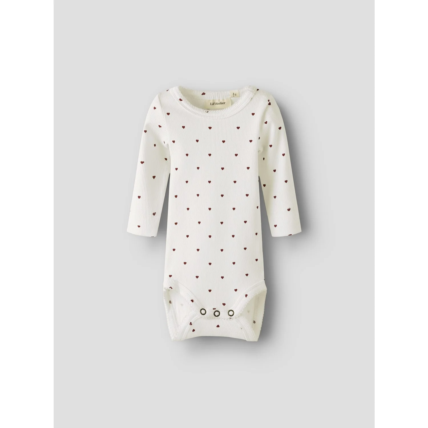 Lil'Atelier Coconut Milk Heart Nbfgago Ls Slim Body Lil Noos - Image 3