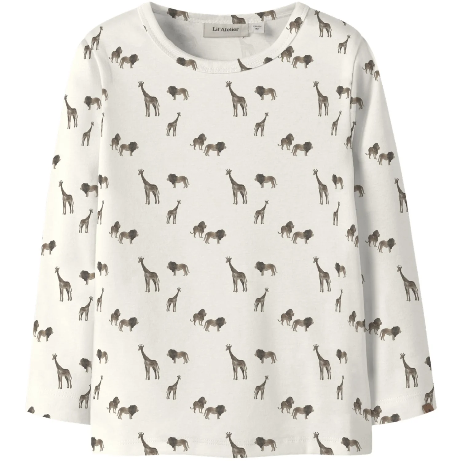 Lil'Atelier Coconut Milk Lion Nmmlayo Geu Ls Slim Top Lil