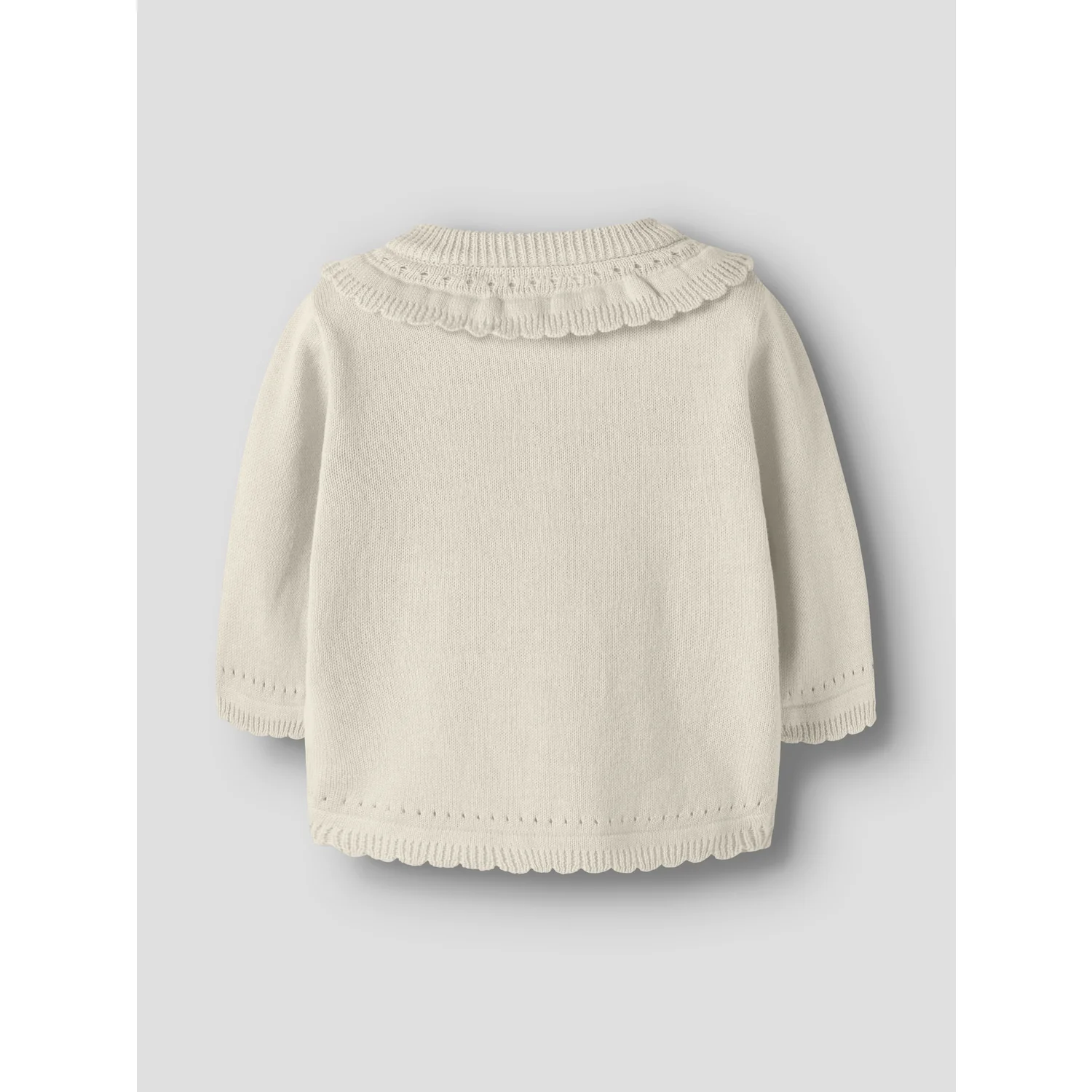 Lil'Atelier Coconut Milk Nbfhao Ls Knit Card Lil - Image 2