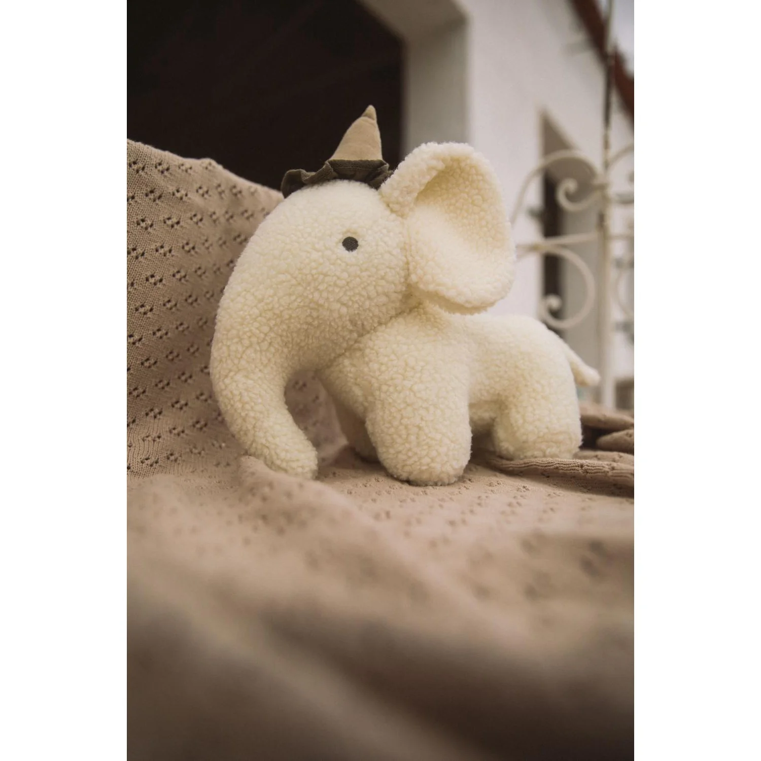 Lil'Atelier Coconut Milk Nbnnigo Sherpa Toy Elephant Lil - Image 2