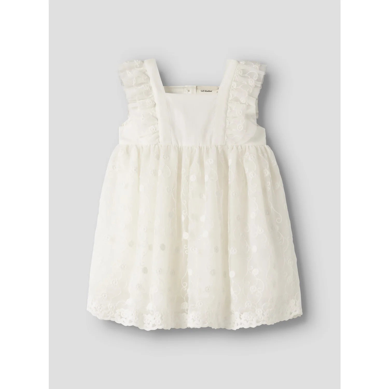 Lil'Atelier Coconut Milk Nmffeya Sl Tulle Dress Lil - Image 2