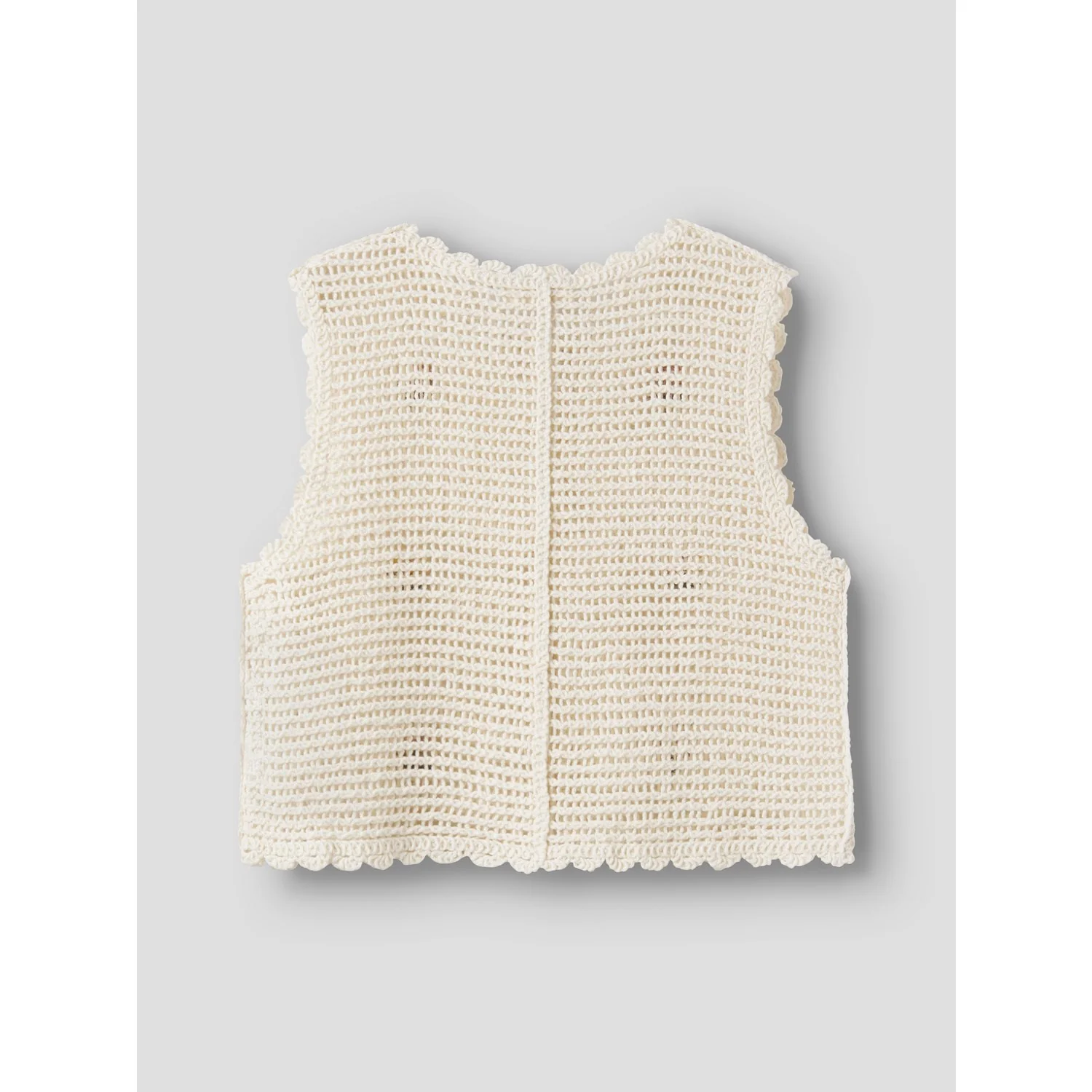 Lil'Atelier Coconut Milk Nmfflora Knit Vest Lil - Image 2