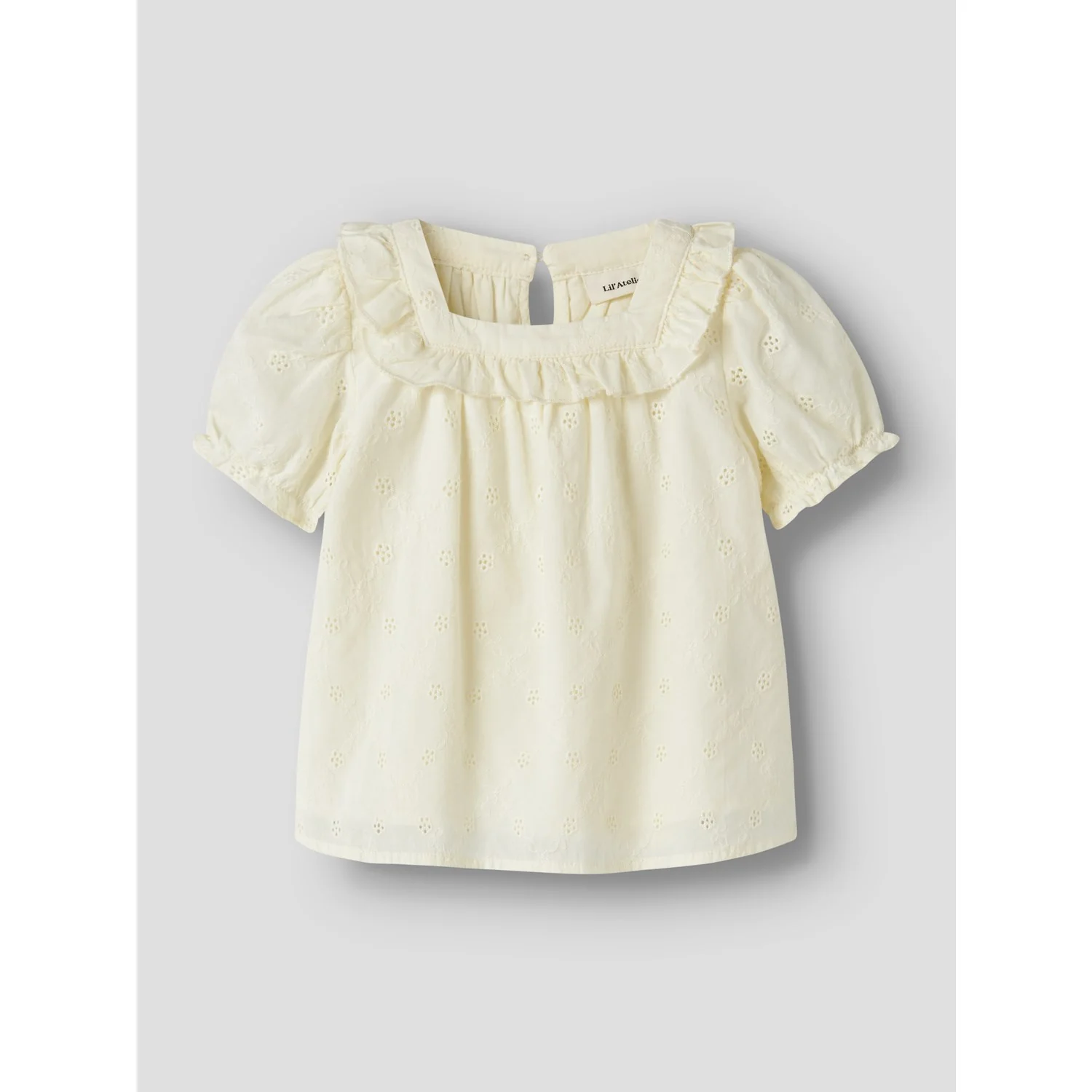 Lil'Atelier Coconut Milk Nmfhosa Ss Loose Shirt Lil - Image 4