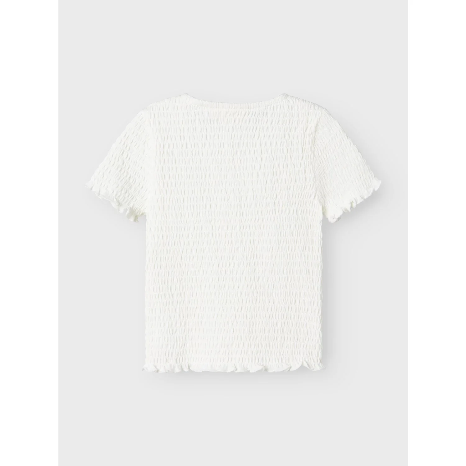 Lil'Atelier Coconut Milk Nmfjacoba Ss Short Slim Top Lil - Image 3