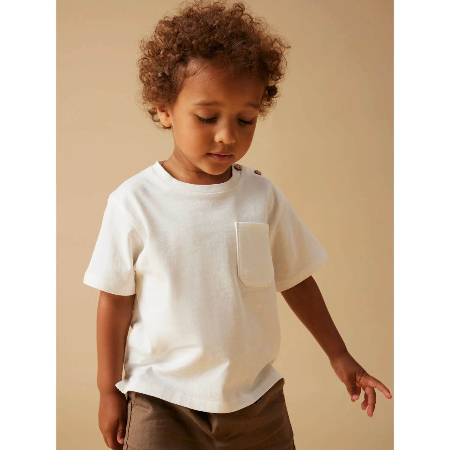 Lil'Atelier Coconut Milk Nmmdolan Ss Loose Top Lil Noos - Image 2