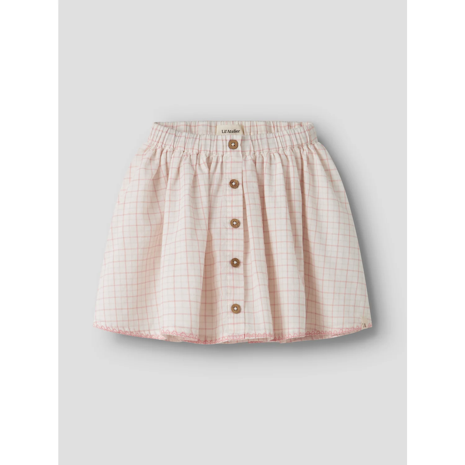 Lil'Atelier Coconut Milk Rose Tan Nmfhedda Skirt Lil - Image 3