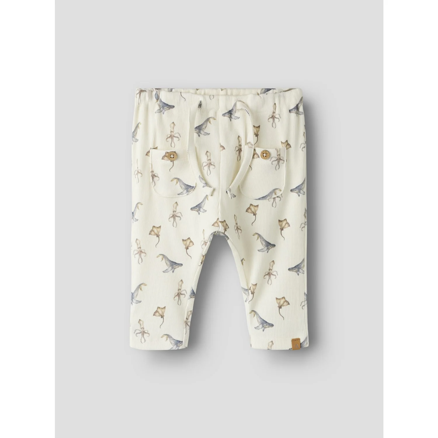 Lil'Atelier Coconut Milk Sea Animals Nbmlavo Eki Loose Pants Lil - Image 2