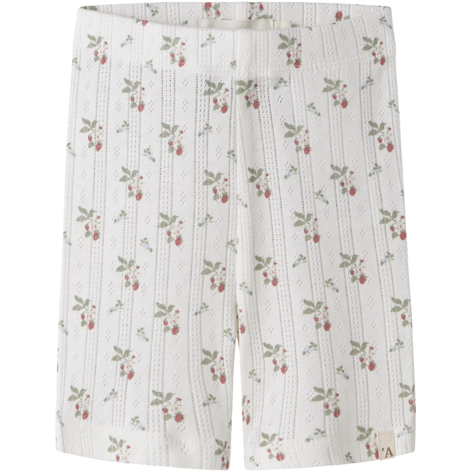 Lil'Atelier Coconut Milk Strawberry Nmfrachello Duna Slim Biker Shorts Lil