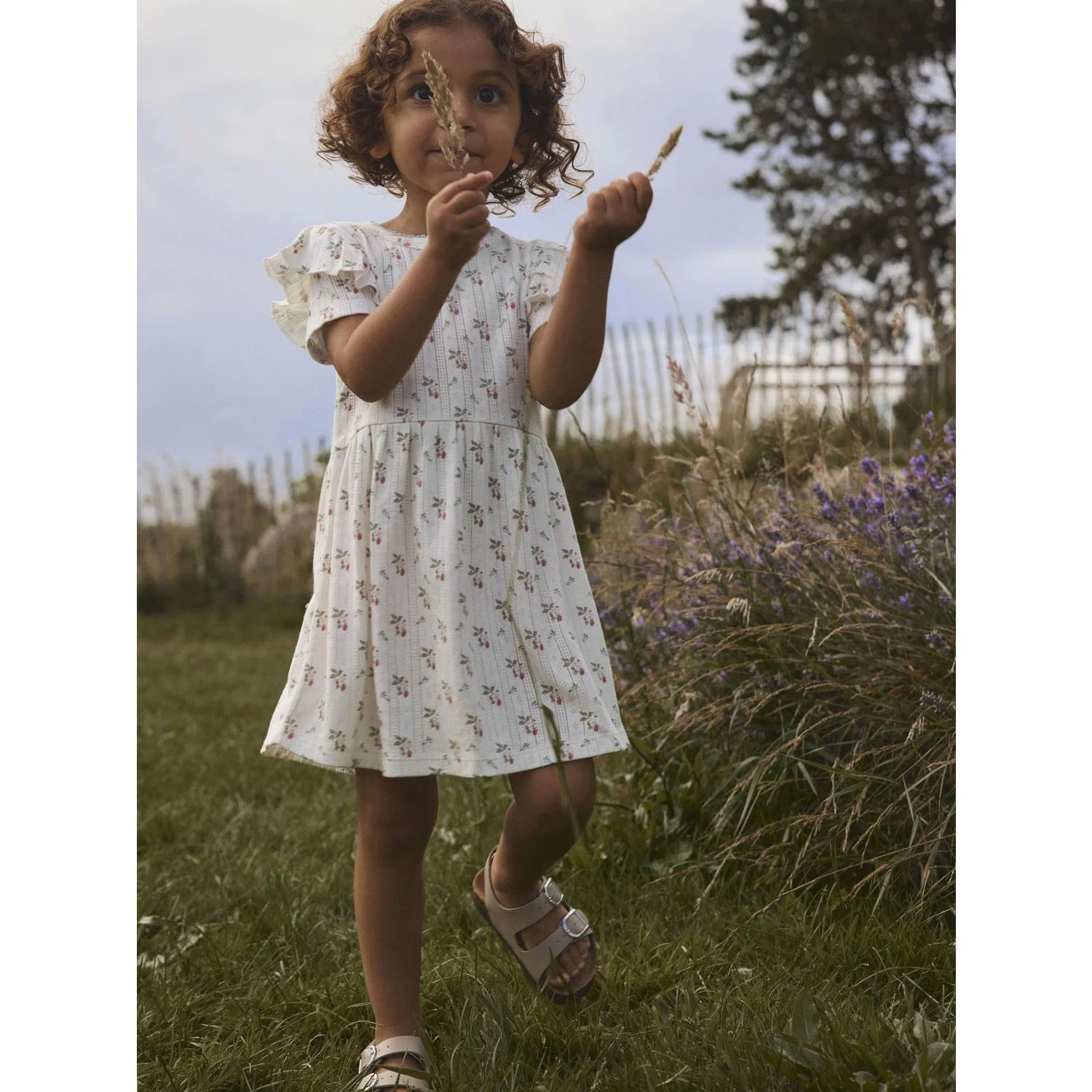 Lil'Atelier Coconut Milk Strawberry Nmfrachello Duna Ss Dress Lil - Image 2