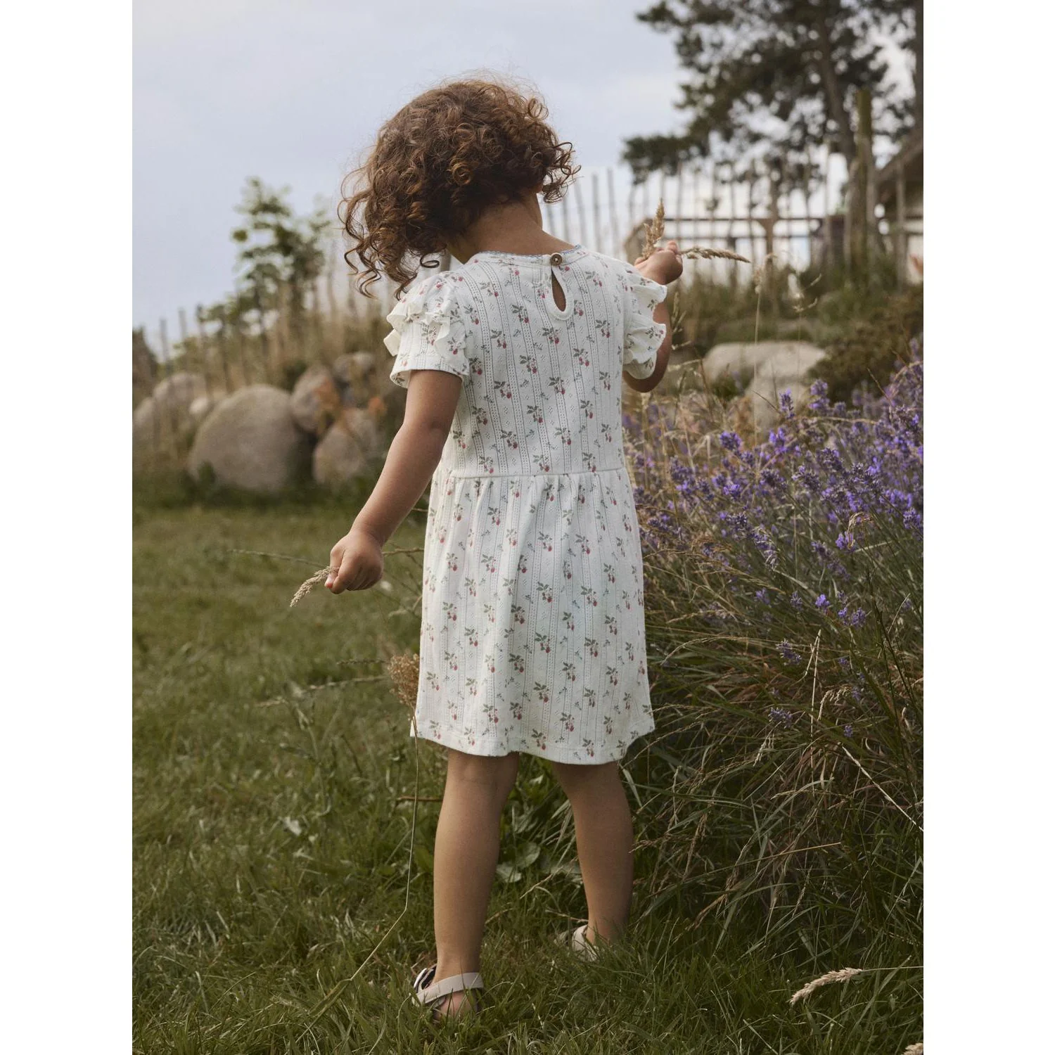 Lil'Atelier Coconut Milk Strawberry Nmfrachello Duna Ss Dress Lil - Image 3