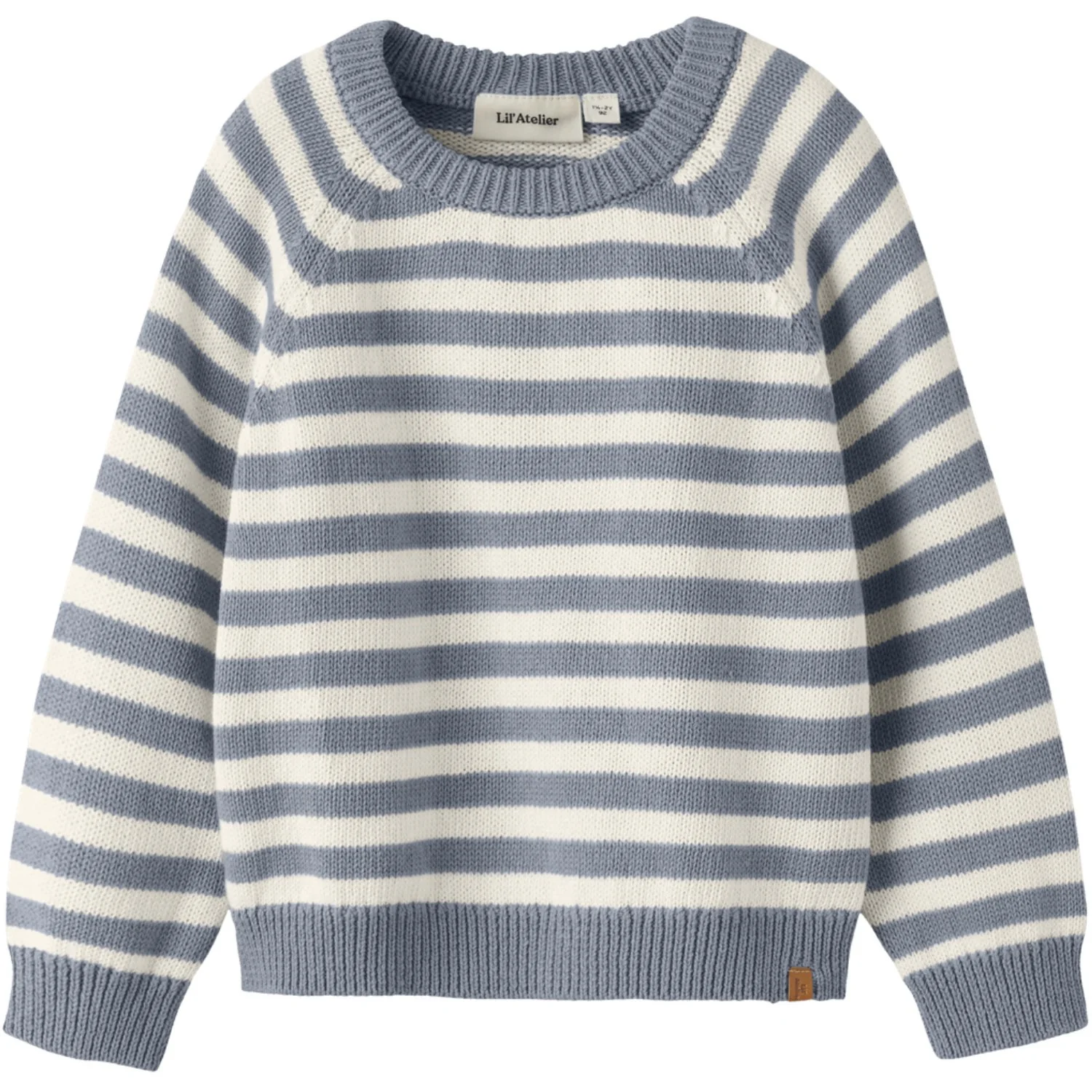Lil'Atelier Coconut Milk Tradewinds Nmmdason Ls Knit Lil