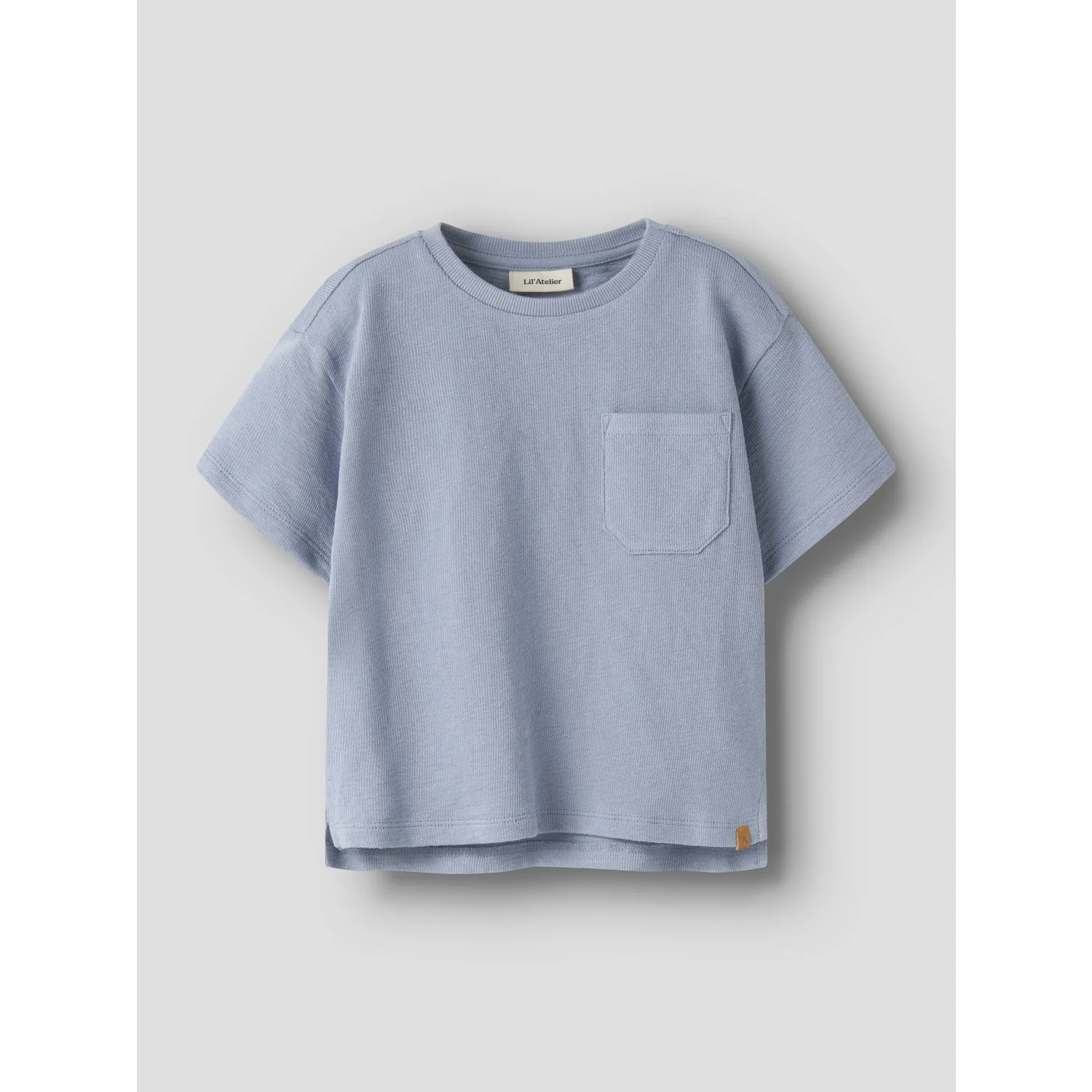 Lil'Atelier Dusty Blue Nmmdias Lop Ss Loose Sweat Lil - Image 2