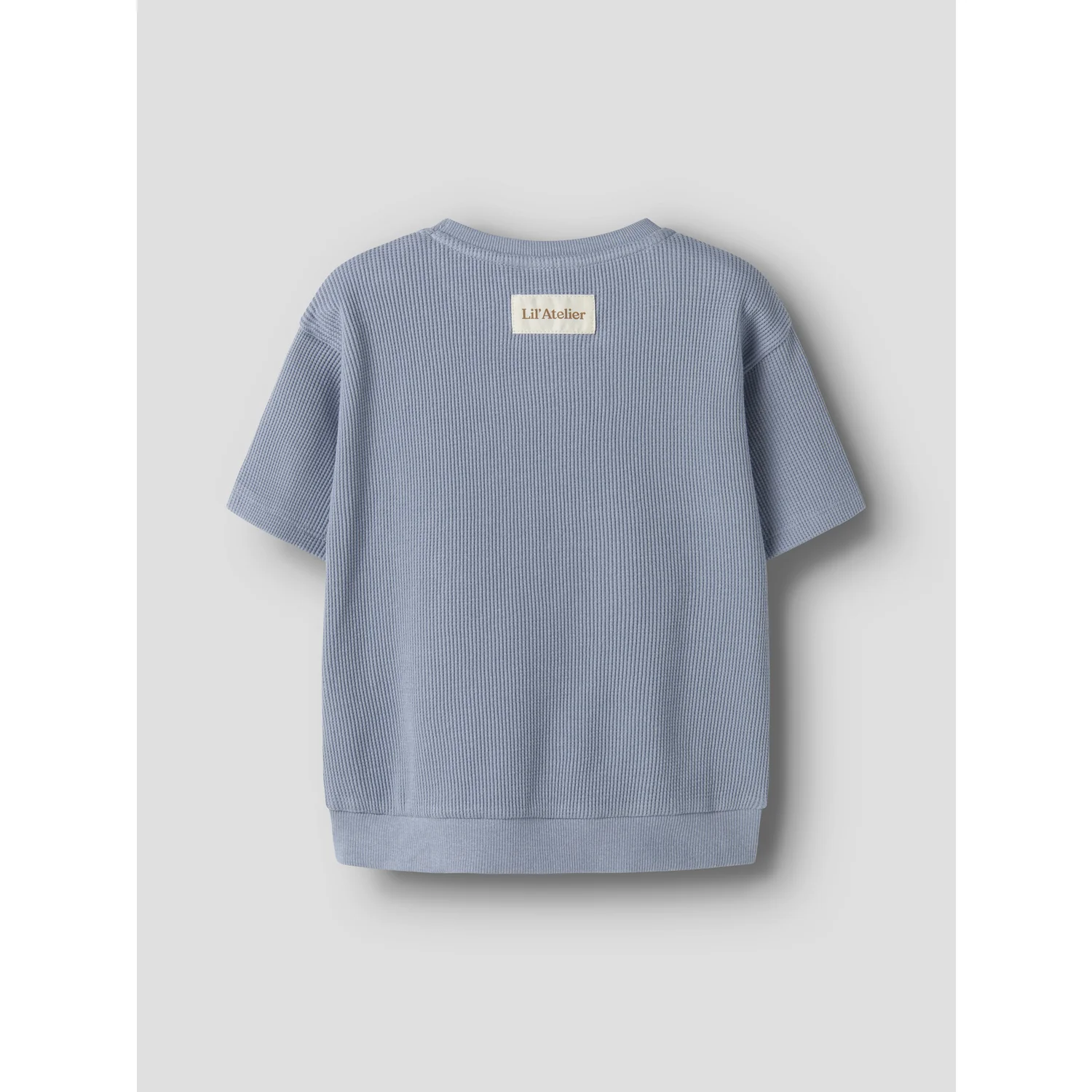 Lil'Atelier Dusty Blue Nmmharun Ss Loose Sweat Lil - Image 2