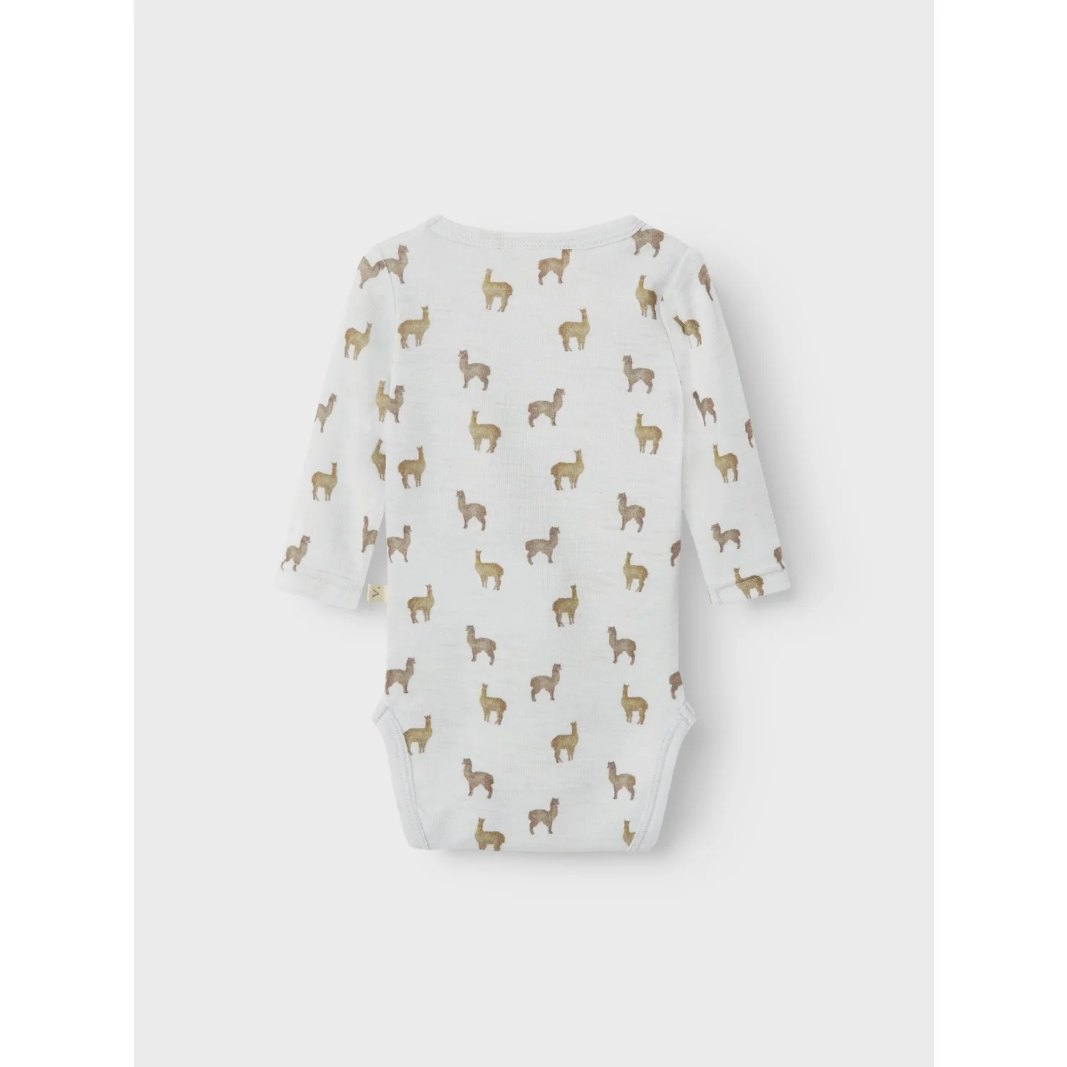Lil'Atelier Gray Dawn Lama Nbmnoel Nor Wool Ls Slim Body Lil - Image 5